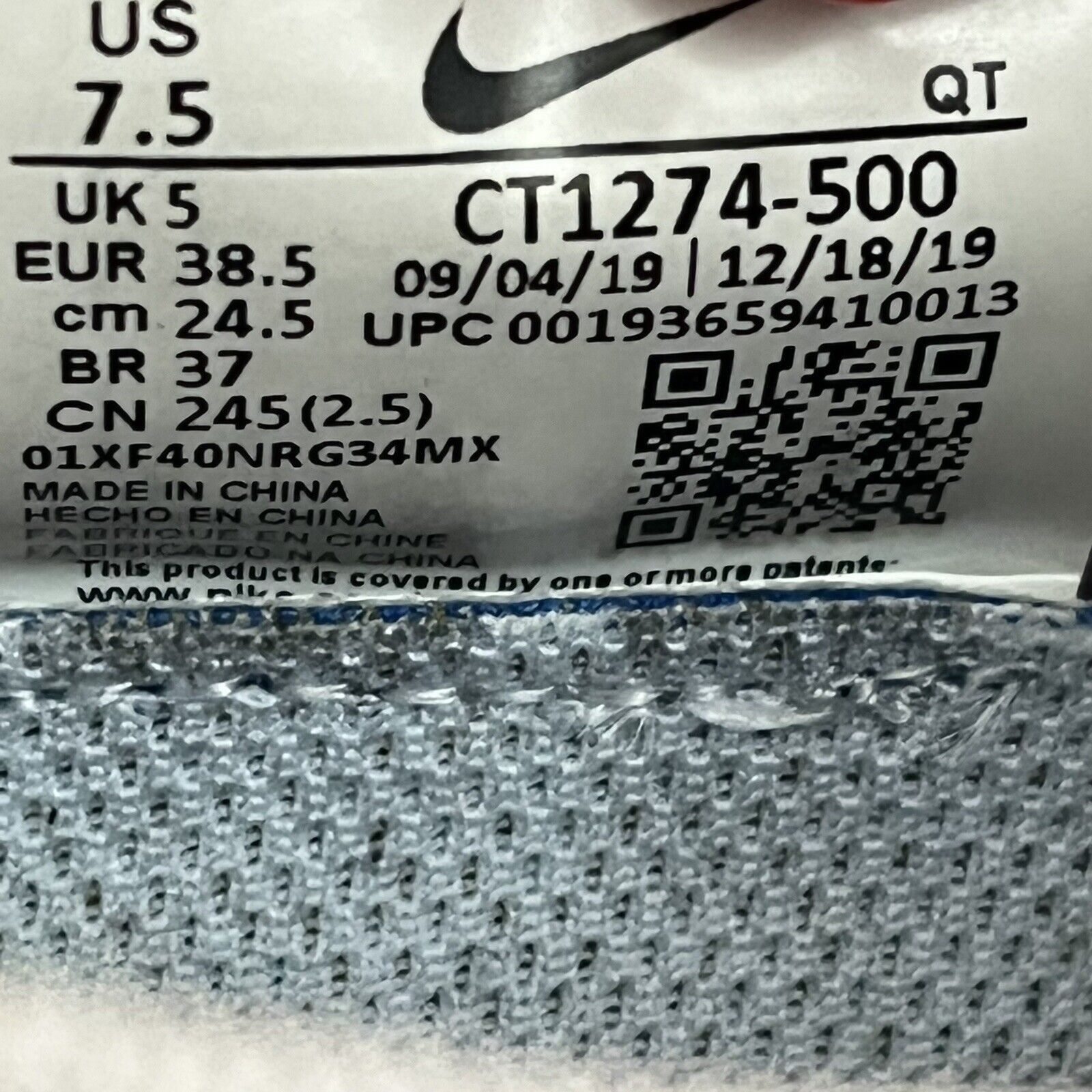Nike 2019 Nike Air Vapormax Flyknit 3 CT1274-500 Wmns Sz 7.5 Size US 7.5 / IT 37.5 - 8 Thumbnail