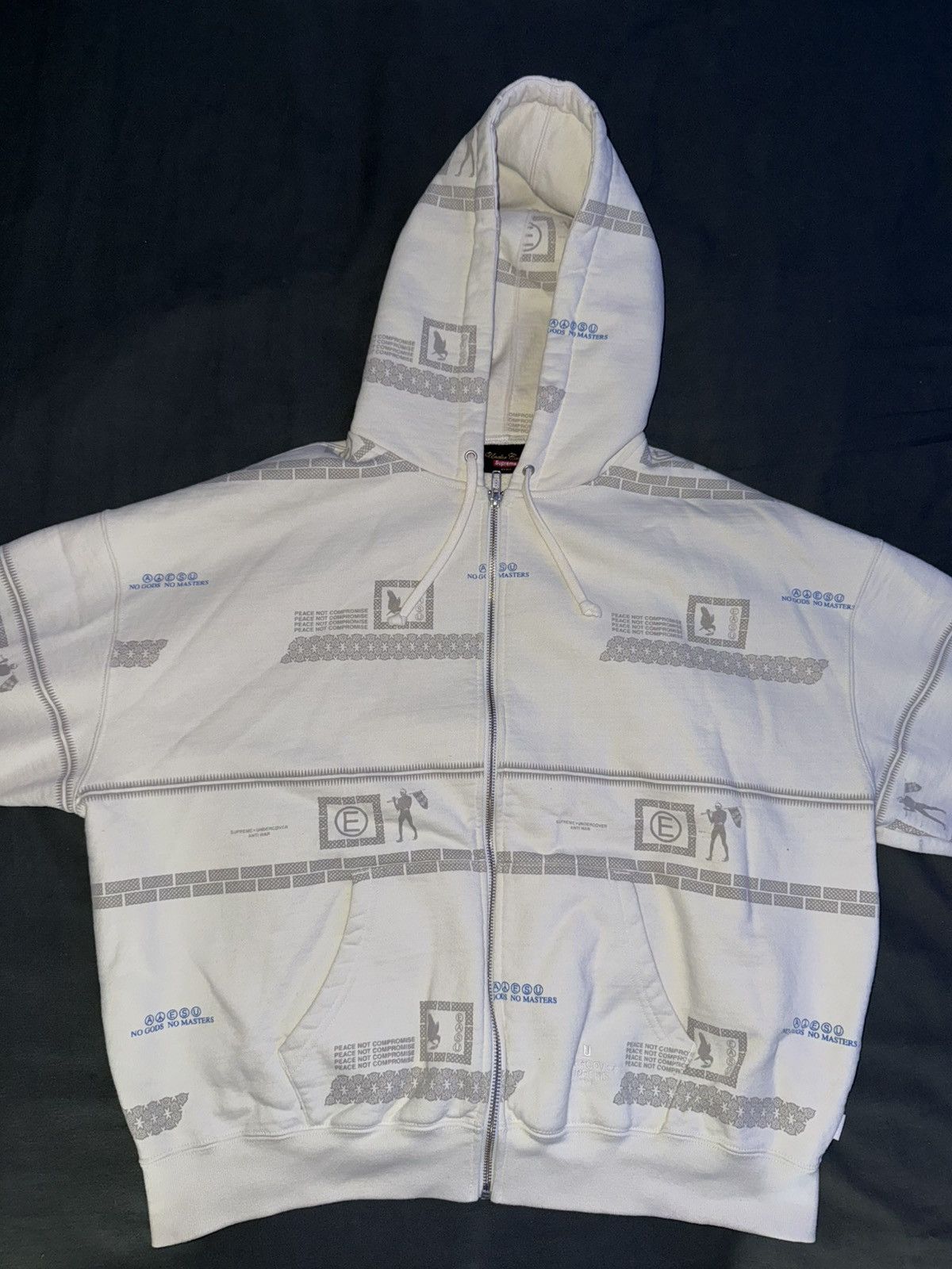 Supreme × Undercover Supreme X Undercover SS23 "No Gods No Masters" Zip-Up Size US S / EU 44-46 / 1 - 1 Thumbnail