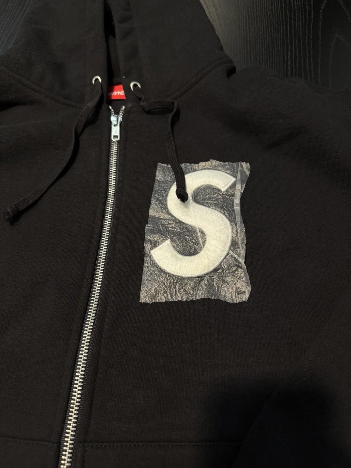 Supreme Supreme S Logo Zip Up Hooded Sweatshirt Black (Small) NEW Size US S / EU 44-46 / 1 - 2 Thumbnail