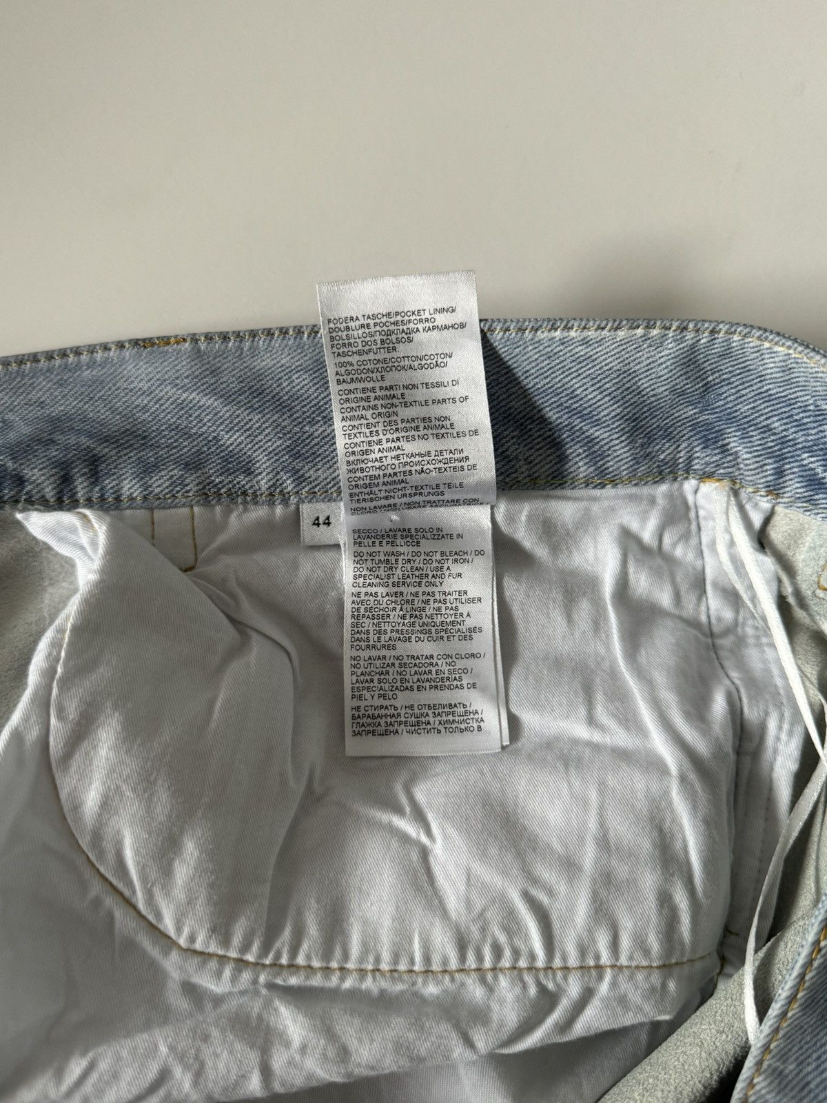 Bottega Veneta Bottega Veneta Denim Printed Leather Jeans Size US 32 / EU 48 - 11 Thumbnail
