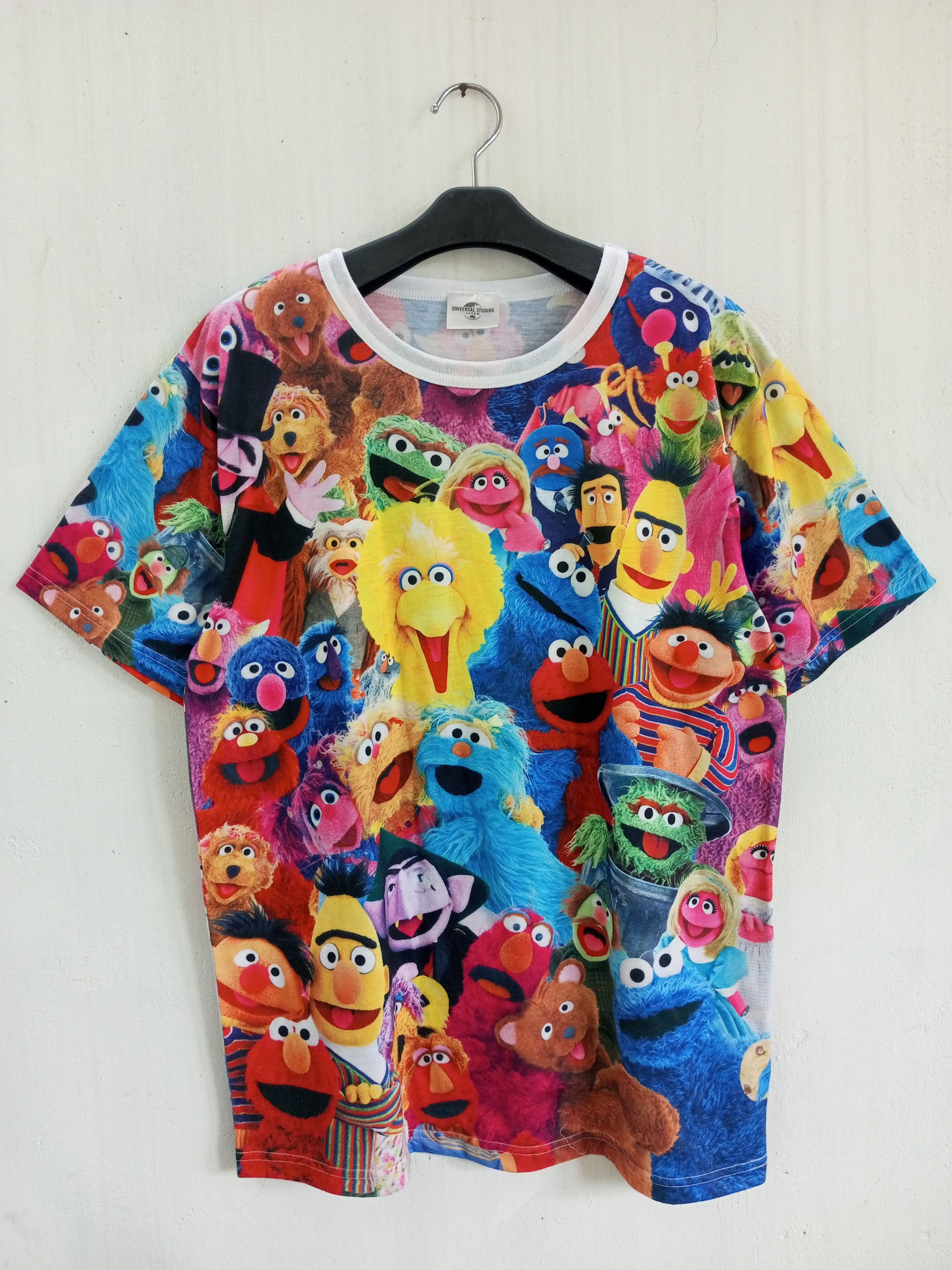 Japanese Brand Vintage Sesame Street All Over Print L Size US L / EU 52-54 / 3 - 1 Thumbnail