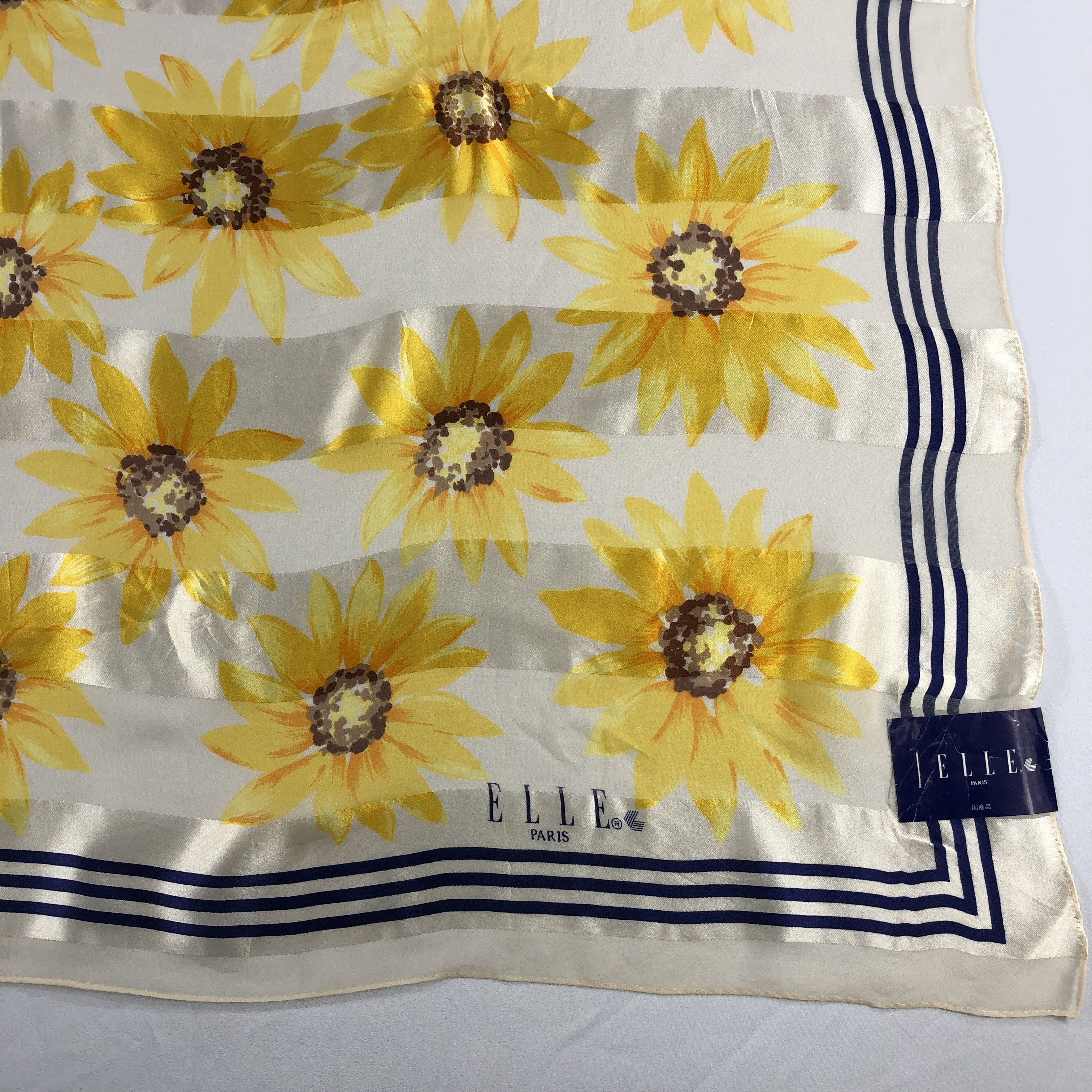 Vintage elle Paris Silk Scarf