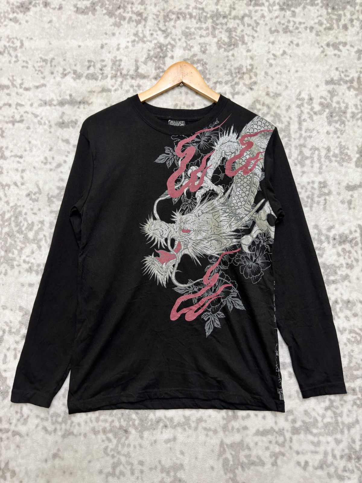 Bullet Noise Bullet Noise Dragon Wagara Y2K Long Sleeve Sukajan Tee Size US XS / EU 42 / 0 - 2 Thumbnail