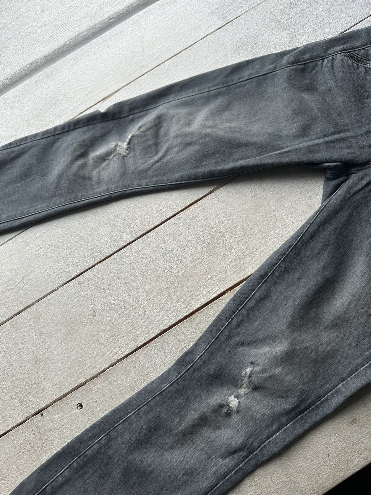 G-Star 🚨VNTG G STAR RAW GRAY FADED RARE AVANT GARDE JEANS Y2K Size 26" / US 2 / IT 38 - 3 Thumbnail