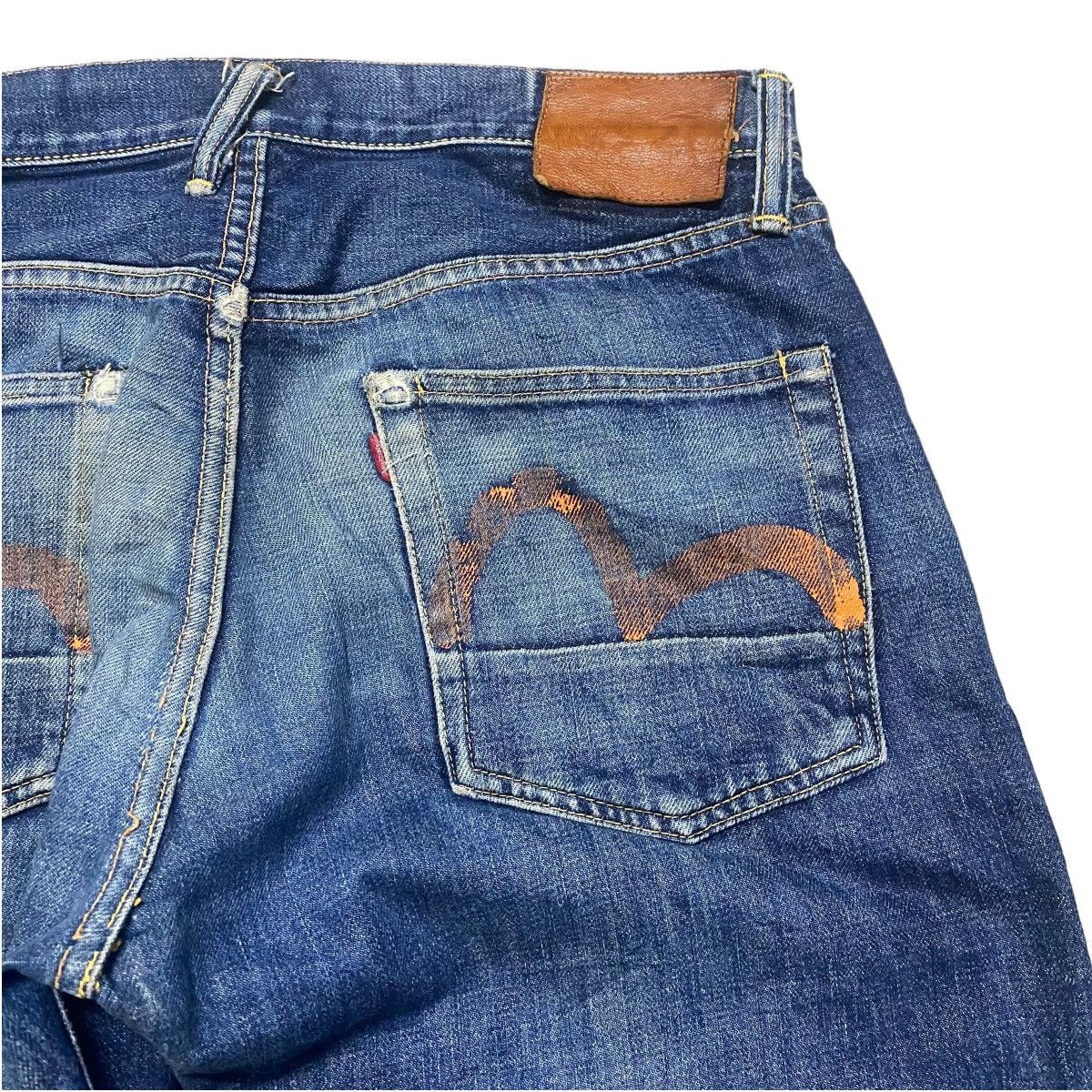 Evisu Evisu Denim Selvedge Distressed Jeans Size US 32 / EU 48 - 12 Thumbnail