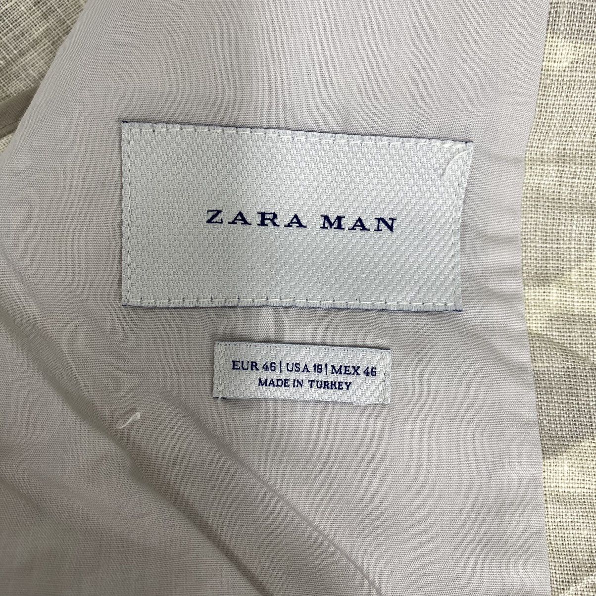Zara ZARA MAN Multi Pockets Camoflage Overprint Grey Blazer Coat Size US M / EU 48-50 / 2 - 5 Thumbnail