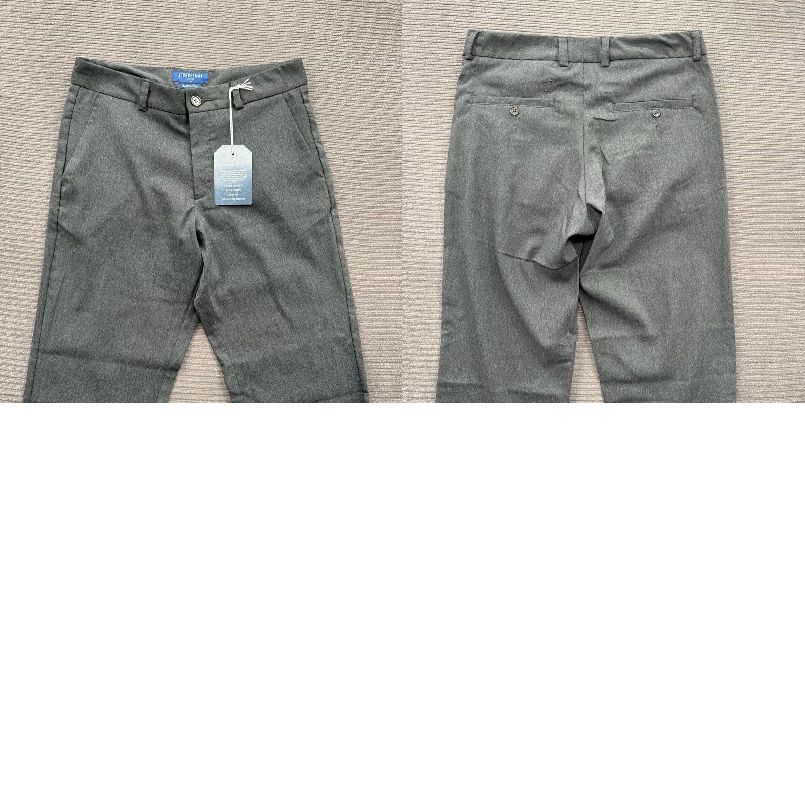 Vintage Journeyman Dress Pants Men 30 Gray Flat Front Regular Inseam 37in Business Office Pants Size US 30 / EU 46 - 8 Thumbnail