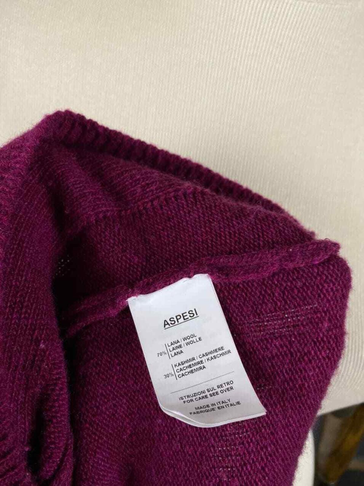 Aspesi Aspesi Pink 70% Wool 30% Cashmere Cardigan Sweater Size M Size M / US 6-8 / IT 42-44 - 12 Thumbnail