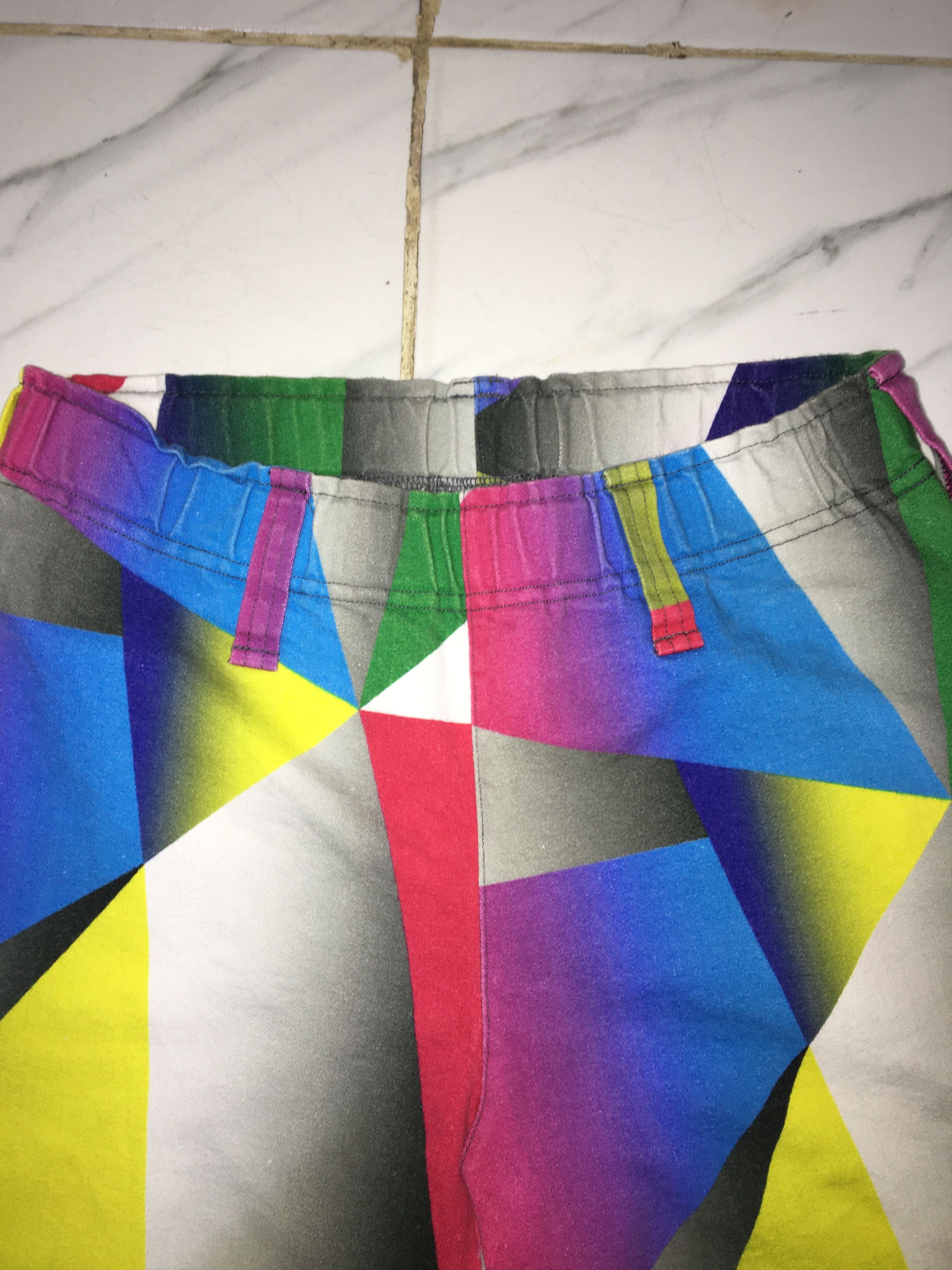 Designer PANTS ISSEY MIYAKE ME MULTICOLOR Size US 29 - 5 Thumbnail