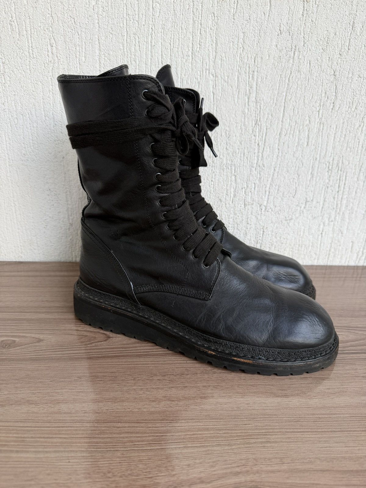 Ann Demeulemeester 🔥rare runaway combat boots Size US 11 / EU 44 - 3 Thumbnail