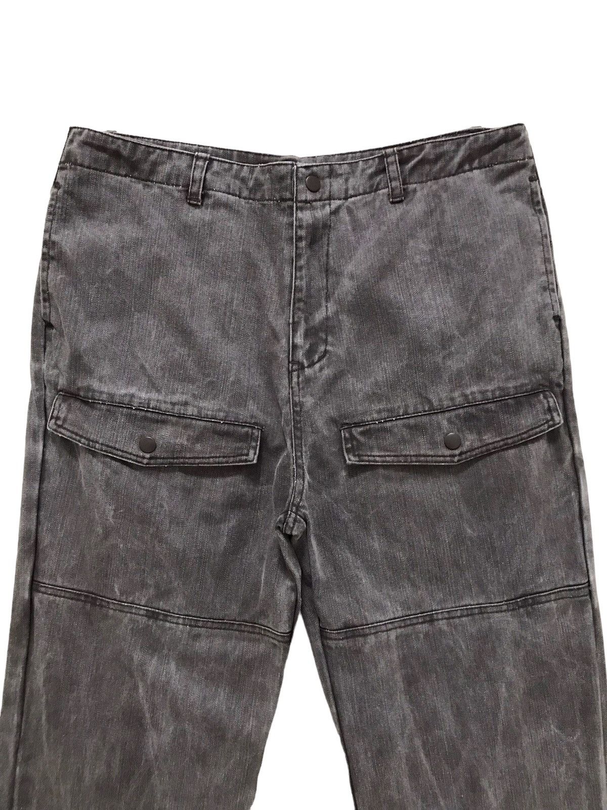 Japanese Brand MIC Mistic Inc Chic Japan Faded Creases Designed Denim Jeans Size US 34 / EU 50 - 3 Thumbnail