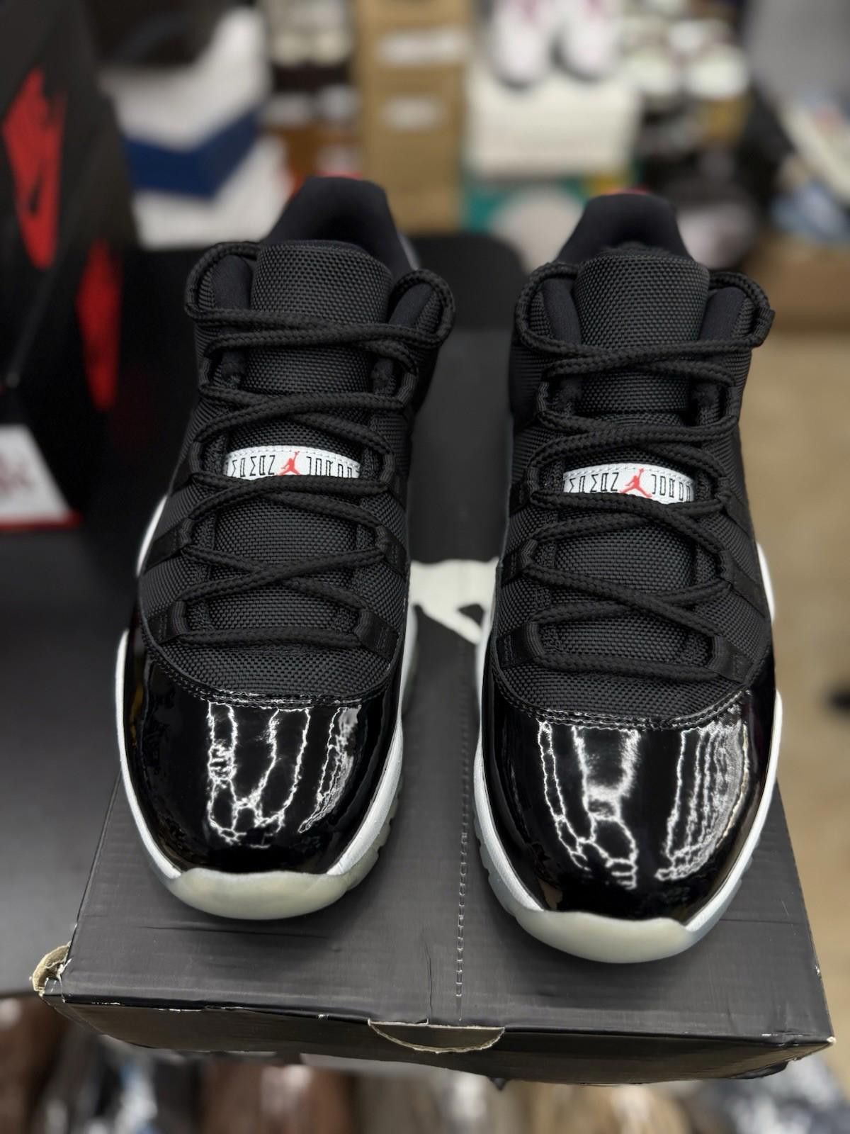 Jordan Brand Size 10- Nike Air Jordan 11 Retro Low Infrared 23 Black 2014 Size US 10 / EU 43 - 6 Thumbnail