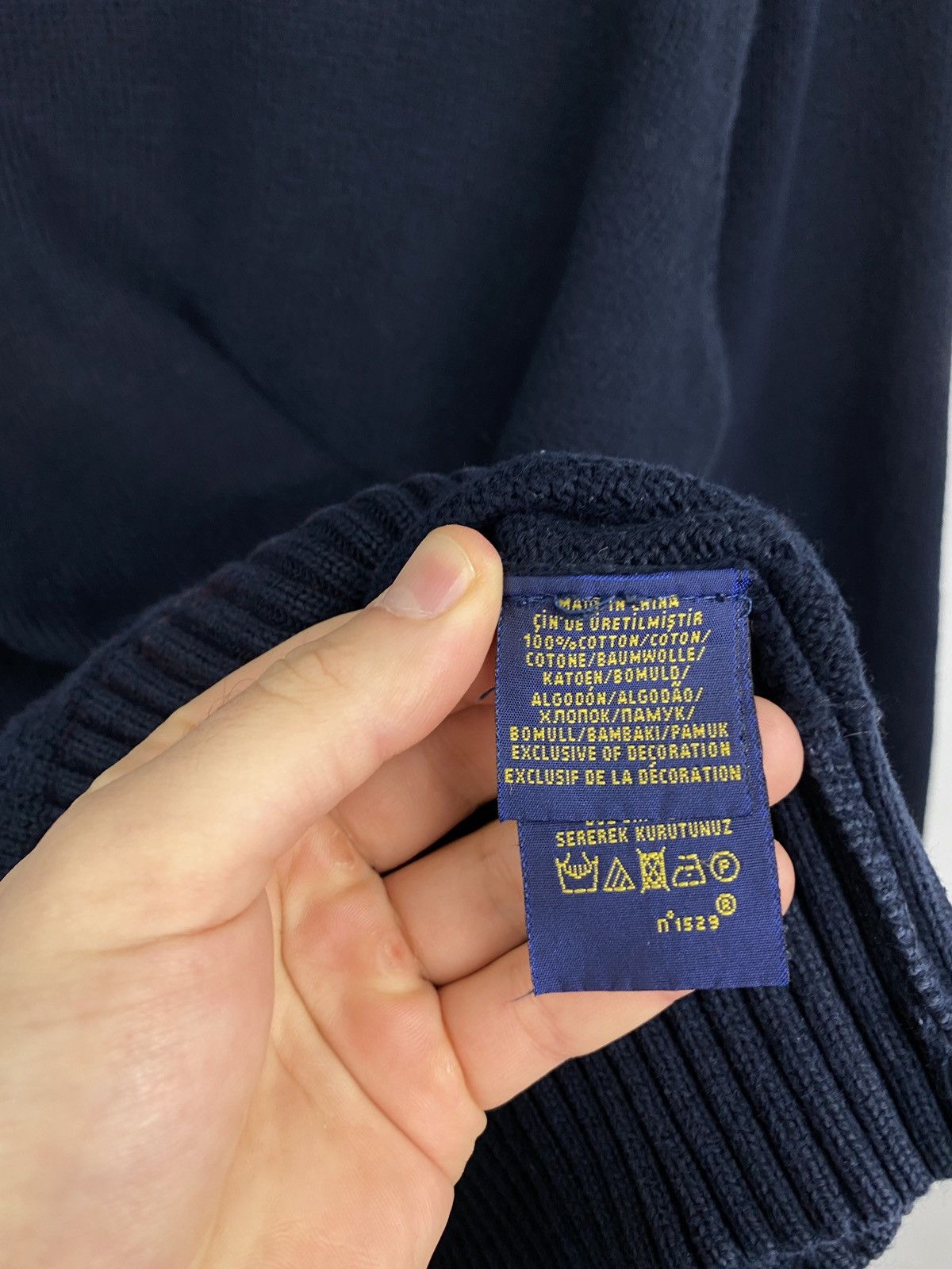 Polo Ralph Lauren 🇺🇸 Vintage Y2K Ralph Lauren Knitted Sweater Rare Retro Aran Size US M / EU 48-50 / 2 - 6 Thumbnail