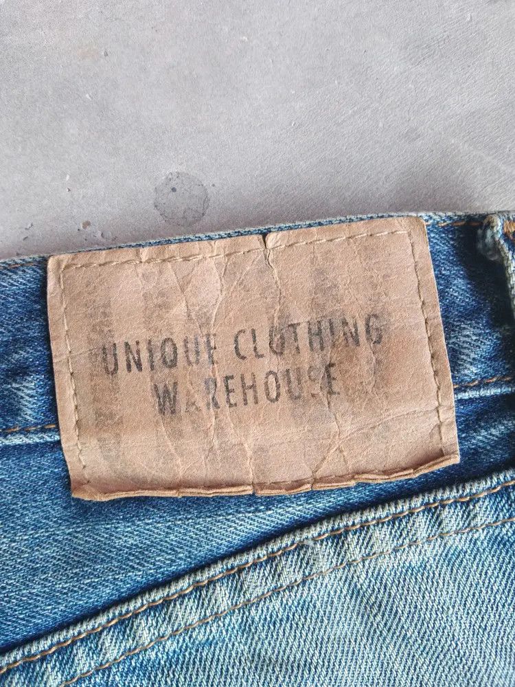 Japanese Brand Vintage Unique Clothing Warehouse Distressed Jeans 28x29 Size US 28 / EU 44 - 7 Thumbnail