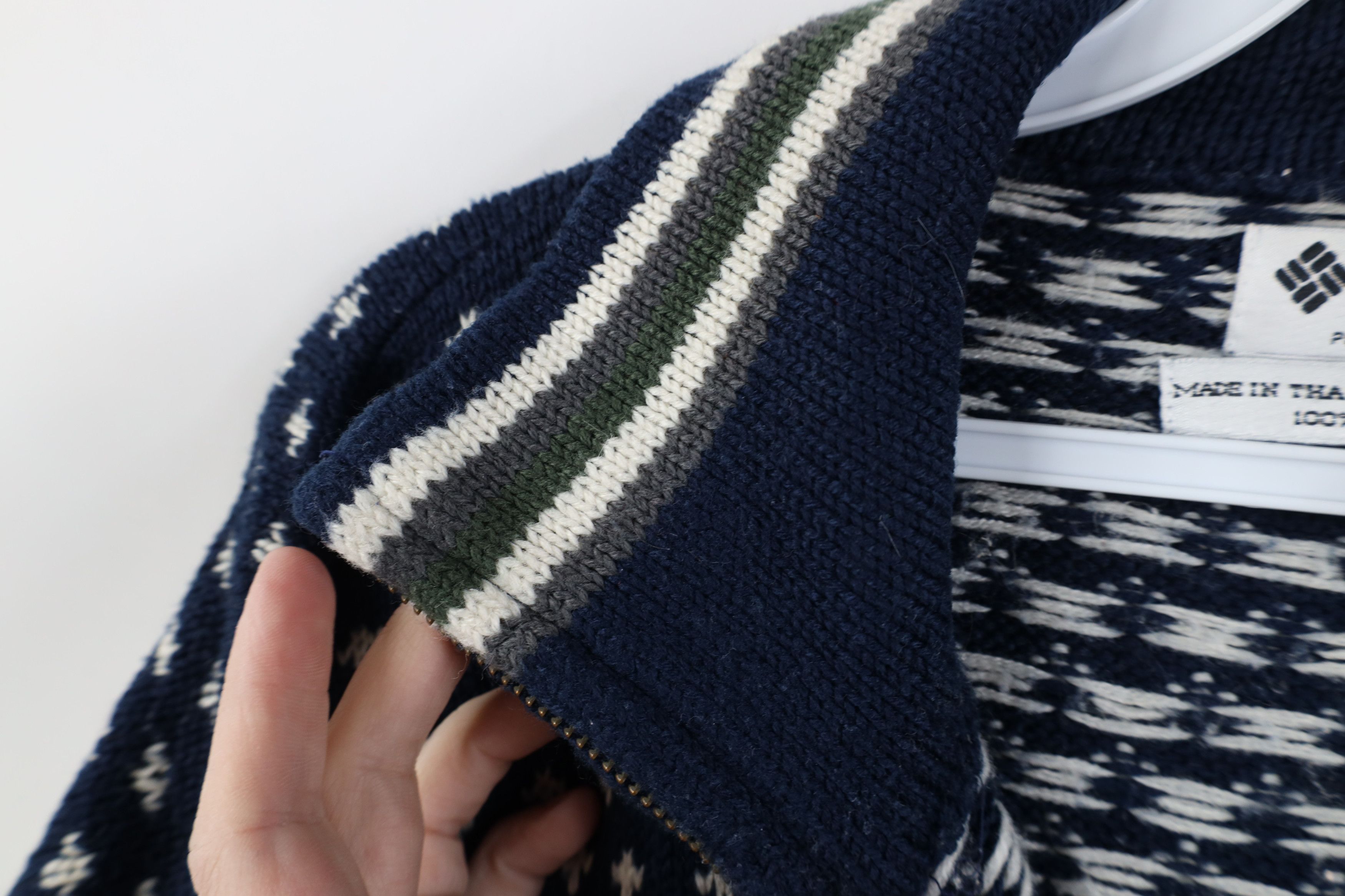 Columbia Vintage 90s Columbia Knit Half Zip Pullover Sweater Acrylic Size US XL / EU 56 / 4 - 8 Thumbnail