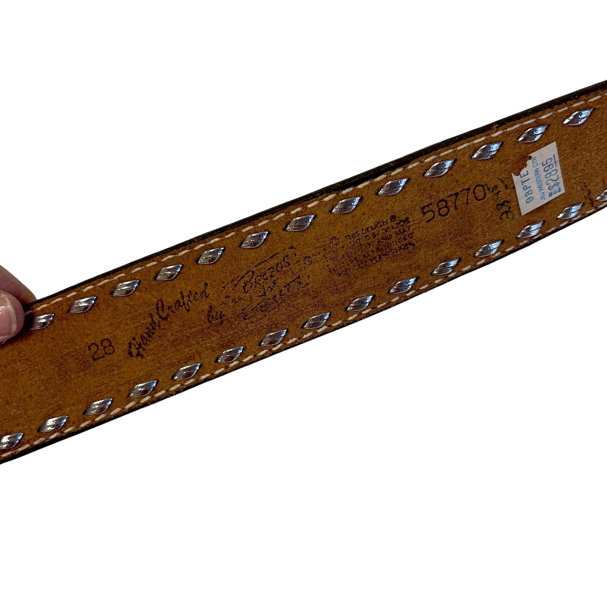 Other TOOLED Leather Laced CSA We Shall RISE Again SAVE YOUR FLAG Size 28 - 8 Thumbnail