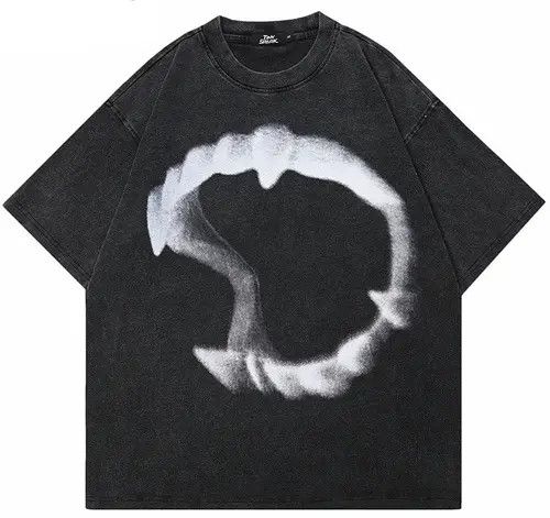 Japanese Brand "VAMPS" Teeth Print Graphic T Shirt Size US XL / EU 56 / 4 - 2 Thumbnail