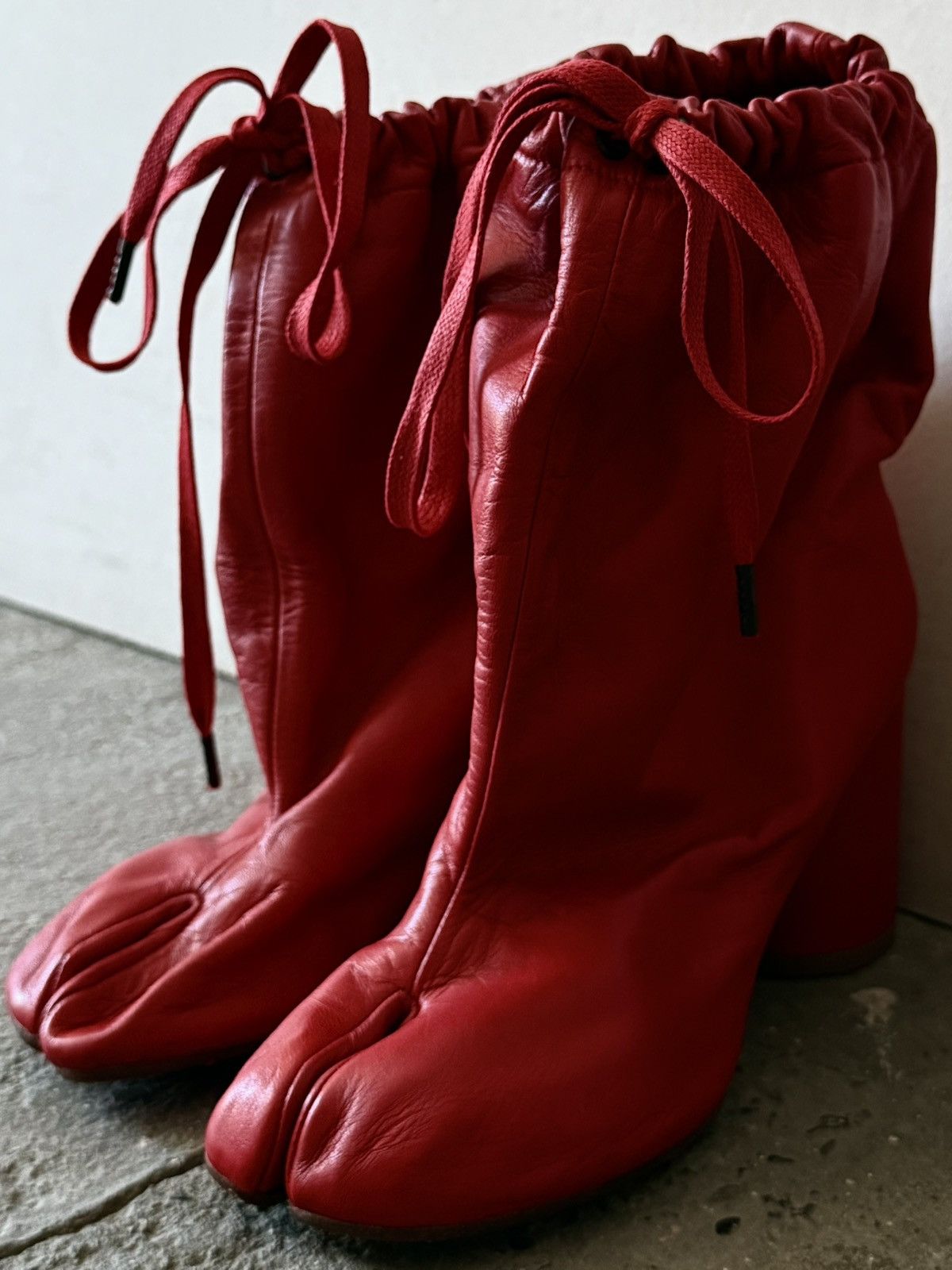 Maison Margiela Maison Margiela - SS2017 - Drawstring Balloon Tabi Boots Size US 6 / IT 36 - 2 Thumbnail