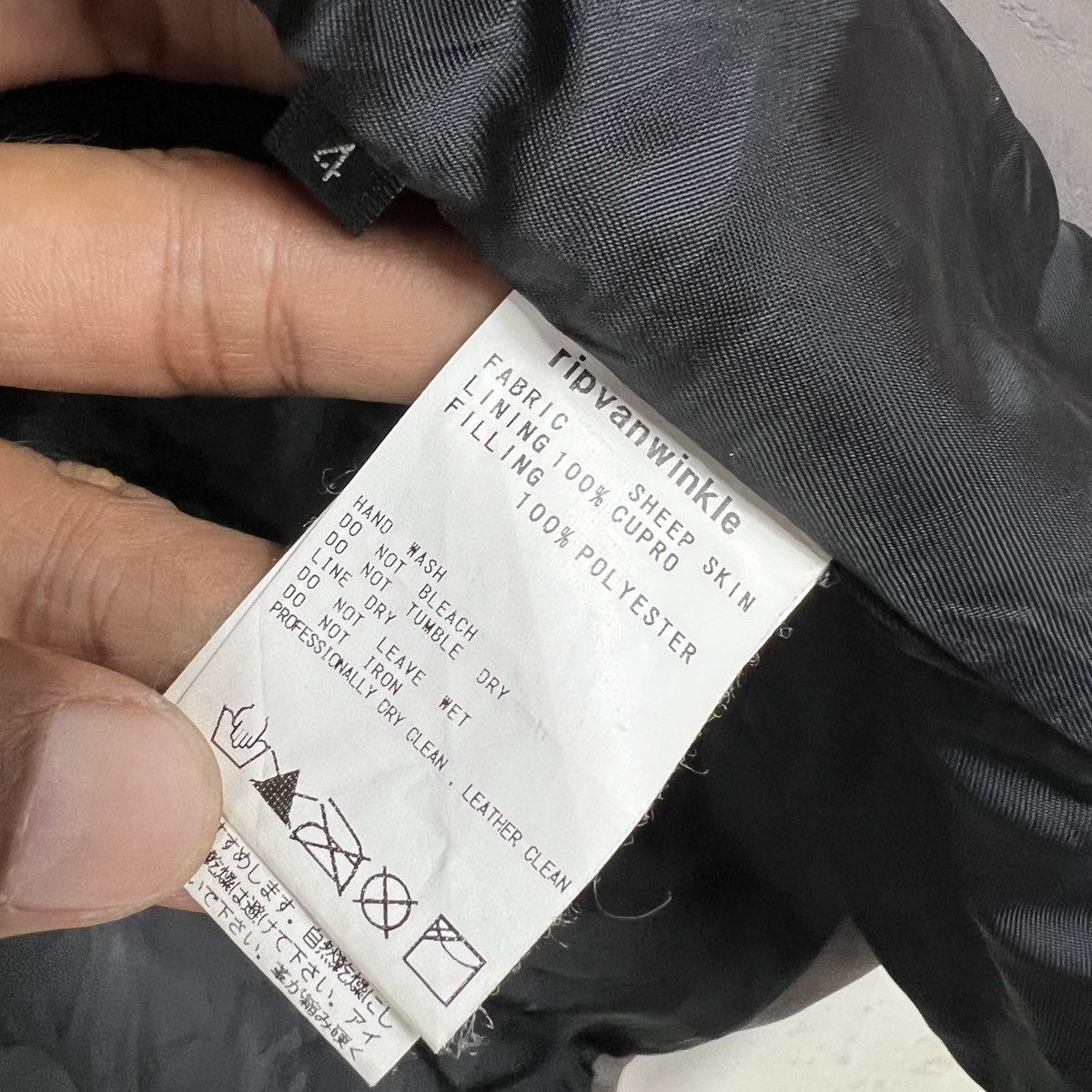 RIPVANWINKLE Rip Van Winkle Sheep Skin Blouson Moto Racer Jacket Size US M / EU 48-50 / 2 - 13 Thumbnail