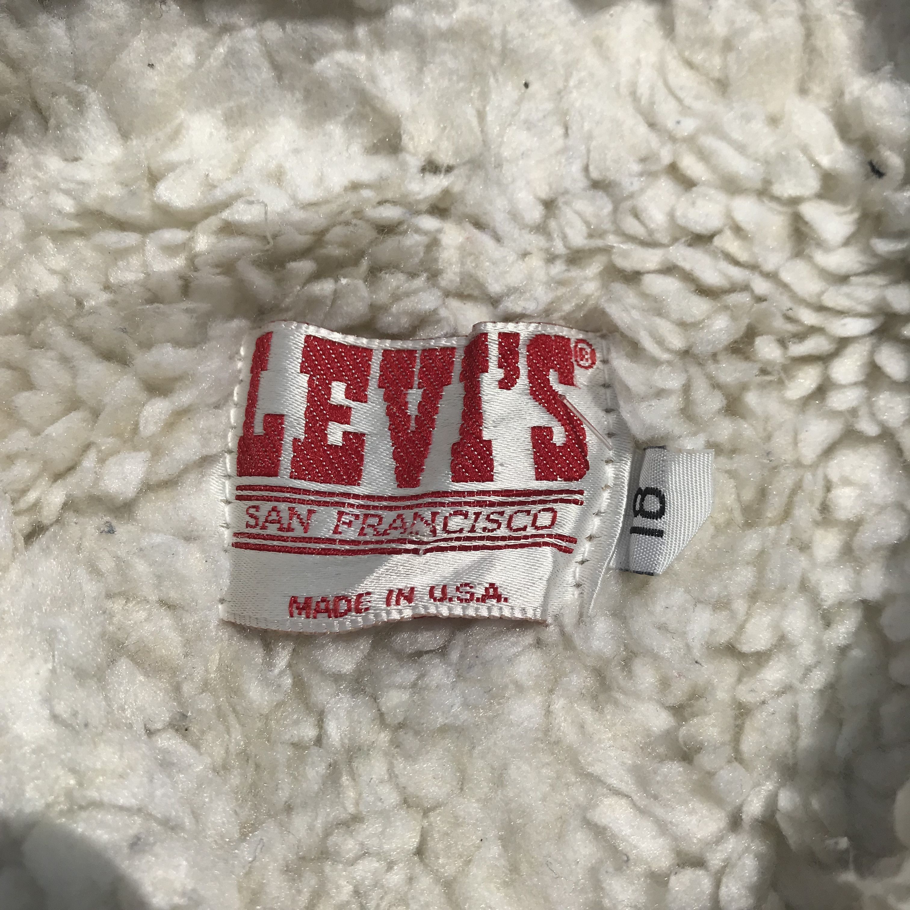 Levi's Vintage 90s Levis Classic Sherpa lined Jeans Trucker Jacket Size US M / EU 48-50 / 2 - 7 Thumbnail