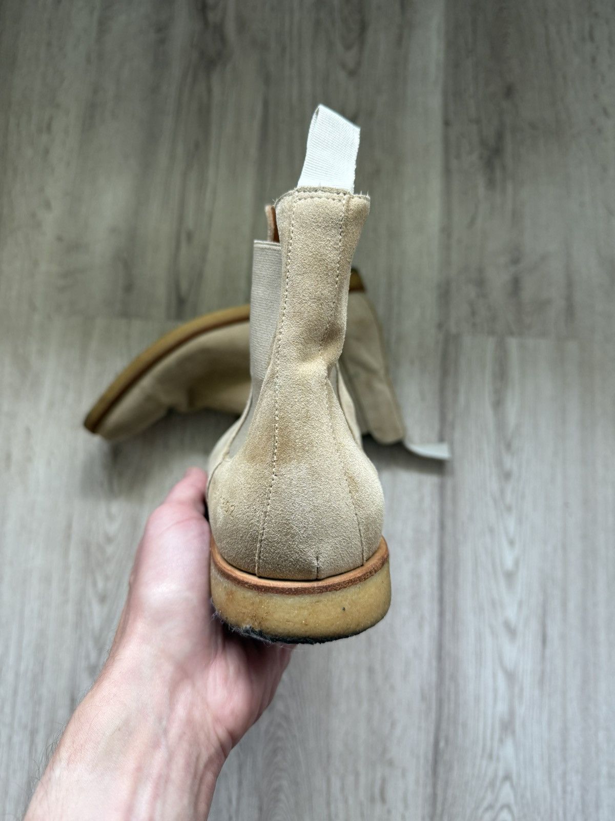 Common Projects Common Projects Beige Chelsea Boots Made in Italy EU40 US7 Size US 7 / EU 40 - 8 Thumbnail