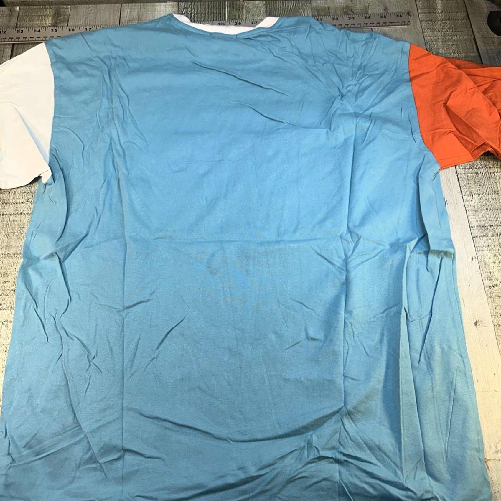 Forever 21 FOREVER 21 Men’s Colorblock T-Shirt M Blue White Orange Ringer Neck Shirt Mens Medium Colorblock T-Shirt Size US M / EU 48-50 / 2 - 4 Thumbnail