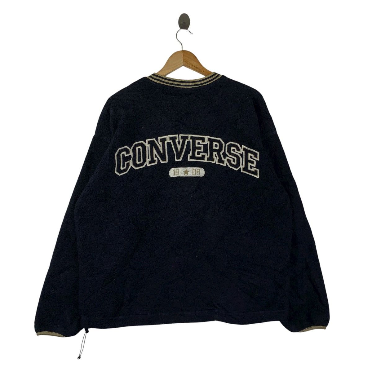 Converse Vintage Converse All Star Fleece Sweatshirt Navy Size US L / EU 52-54 / 3 - 1 Thumbnail