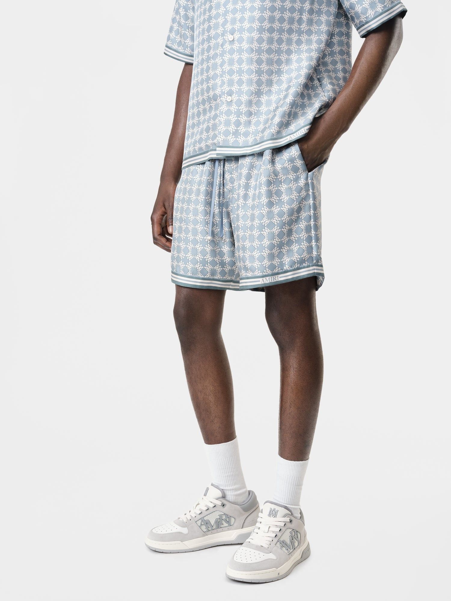 Amiri o1orln1025 MA Quad Short in Blue/White Size US 36 / EU 52 - 3 Thumbnail