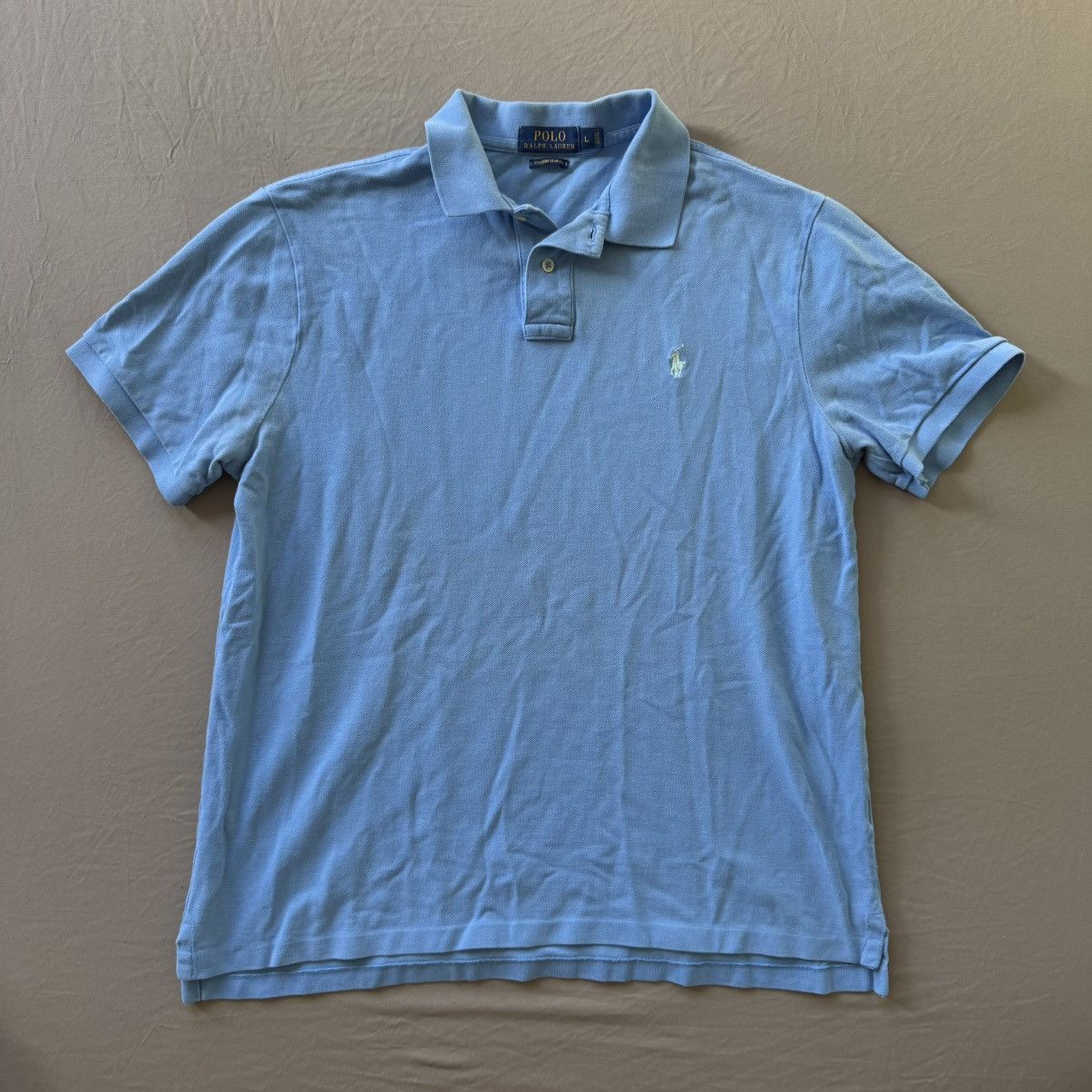 Polo Ralph Lauren Vintage Polo Ralph Lauren Custom Slim Fit Polo Shirt Size US L / EU 52-54 / 3 - 1 Thumbnail