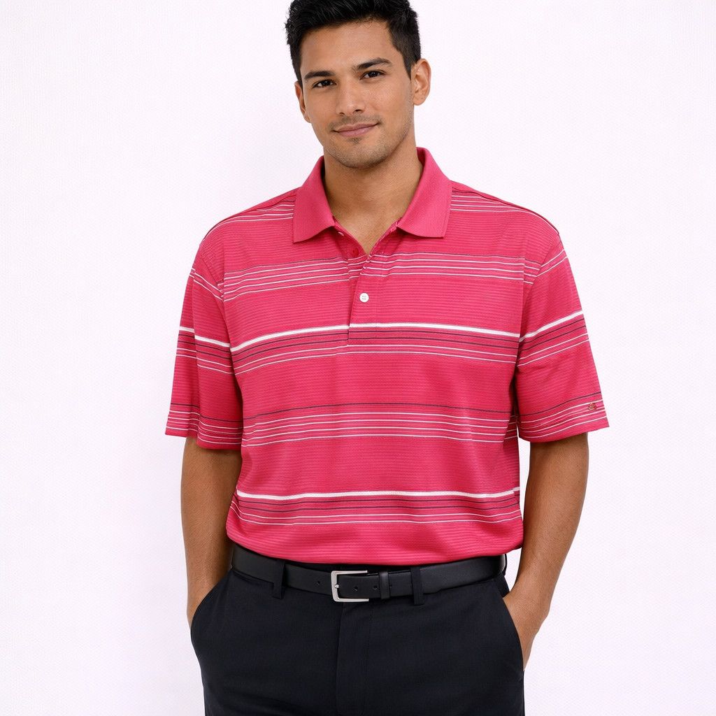 Chaps Chaps 78 Golf Stay-Dry Striped Polo Tee Size US XXL / EU 58 / 5 - 1 Thumbnail