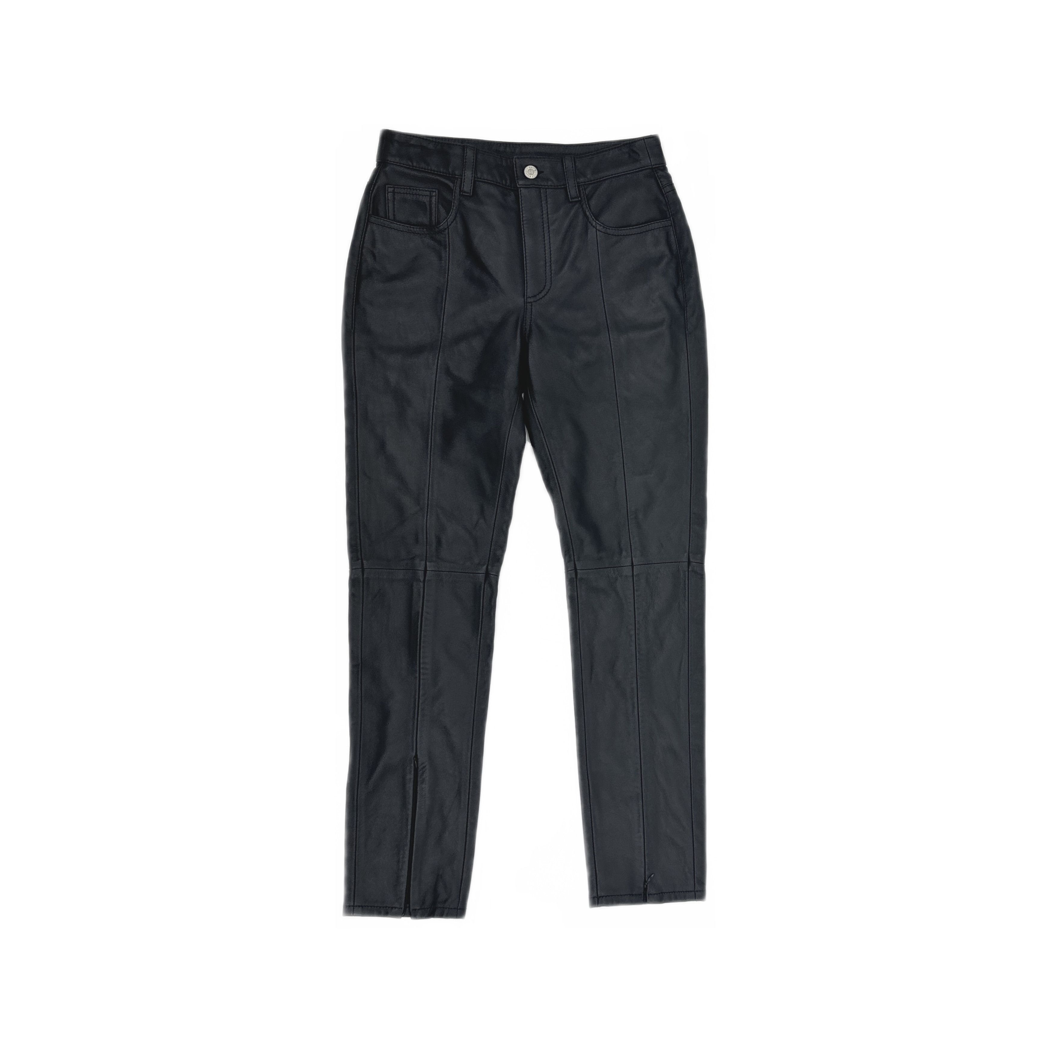 MM6 MM6 Maison Margiela Leather Pants Size 40 Size 27" / US 4 / IT 40 - 1 Thumbnail