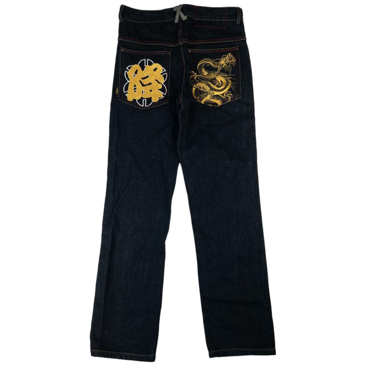 Other Vintage Dragon Japanese Embroidered Jeans Size W30 Size US 30 / EU 46 - 2 Thumbnail