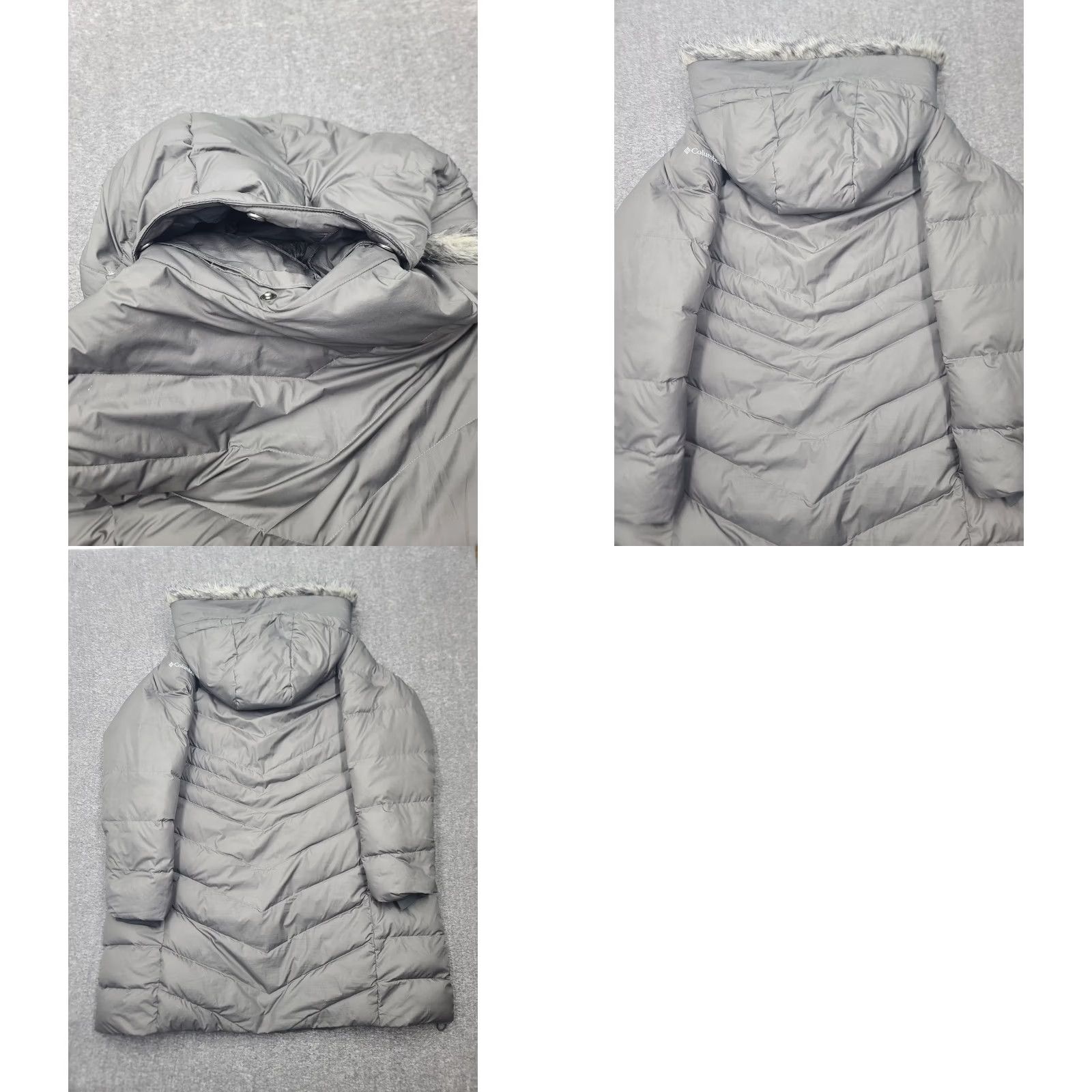 Vintage Columbia Lay D Down II Mid Jacket Womens 2X Graphite Gray Long Puffer Parka Coat Size XXL / US 16-18 / IT 52-54 - 9 Thumbnail