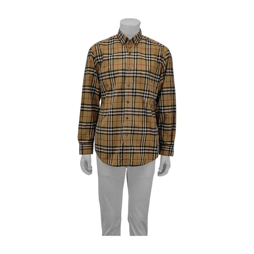 Burberry Burberry Nova Check Long Sleeve Shirt M Size US M / EU 48-50 / 2 - 1 Thumbnail
