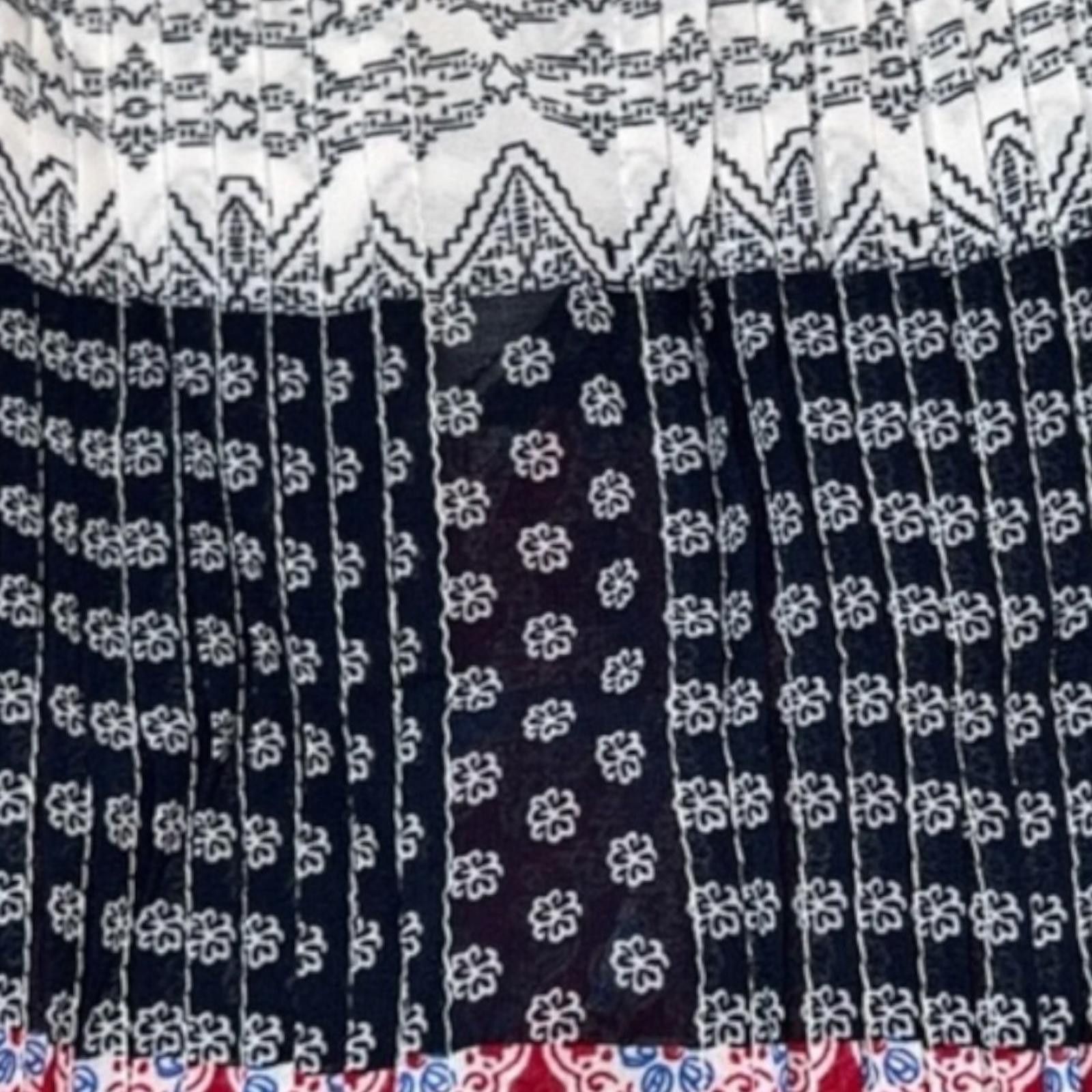 Other American Rag Womens Mixed Print Roll Tab Sleeve Large NWT Size L / US 10 / IT 46 - 4 Thumbnail