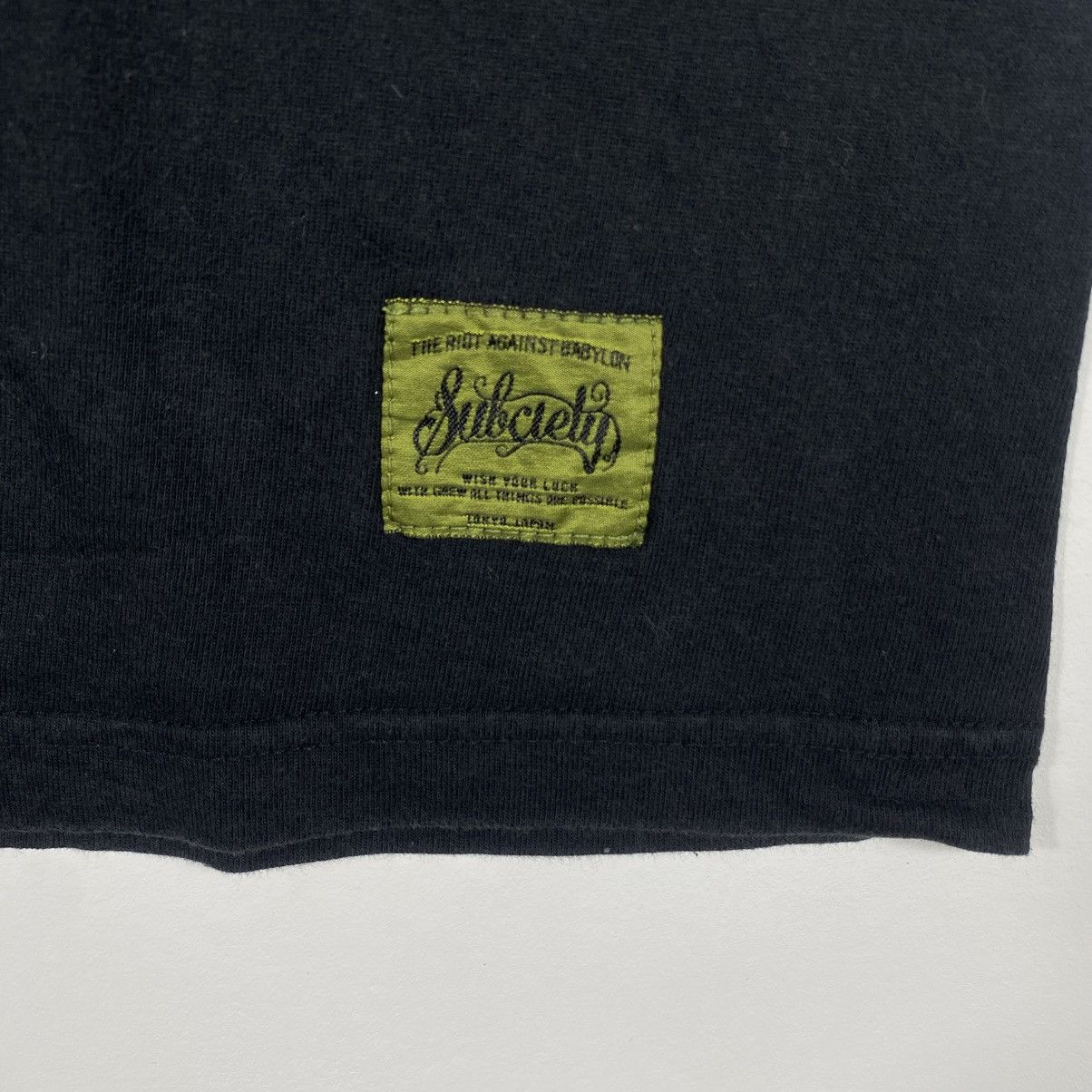Japanese Brand Japanese Streetwear SUBCIETY Riot Angels Graphic Tee Shirt Size US M / EU 48-50 / 2 - 6 Thumbnail