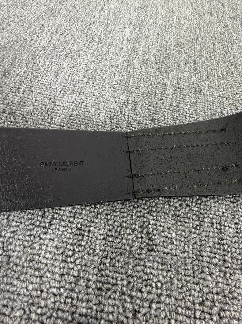 Saint Laurent Paris Saint Laurent Paris size 70 Distressed Double-stitch Square Size ONE SIZE - 4 Thumbnail