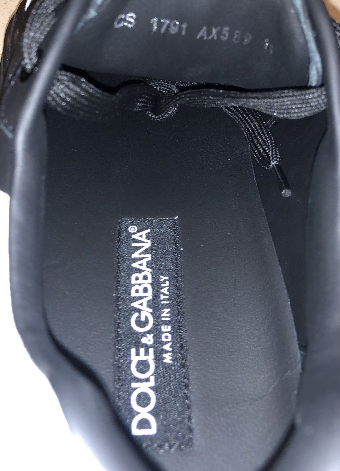 Dolce & Gabbana Dolce Black White Daymaster Sneakers Size US 12 / EU 45 - 5 Thumbnail