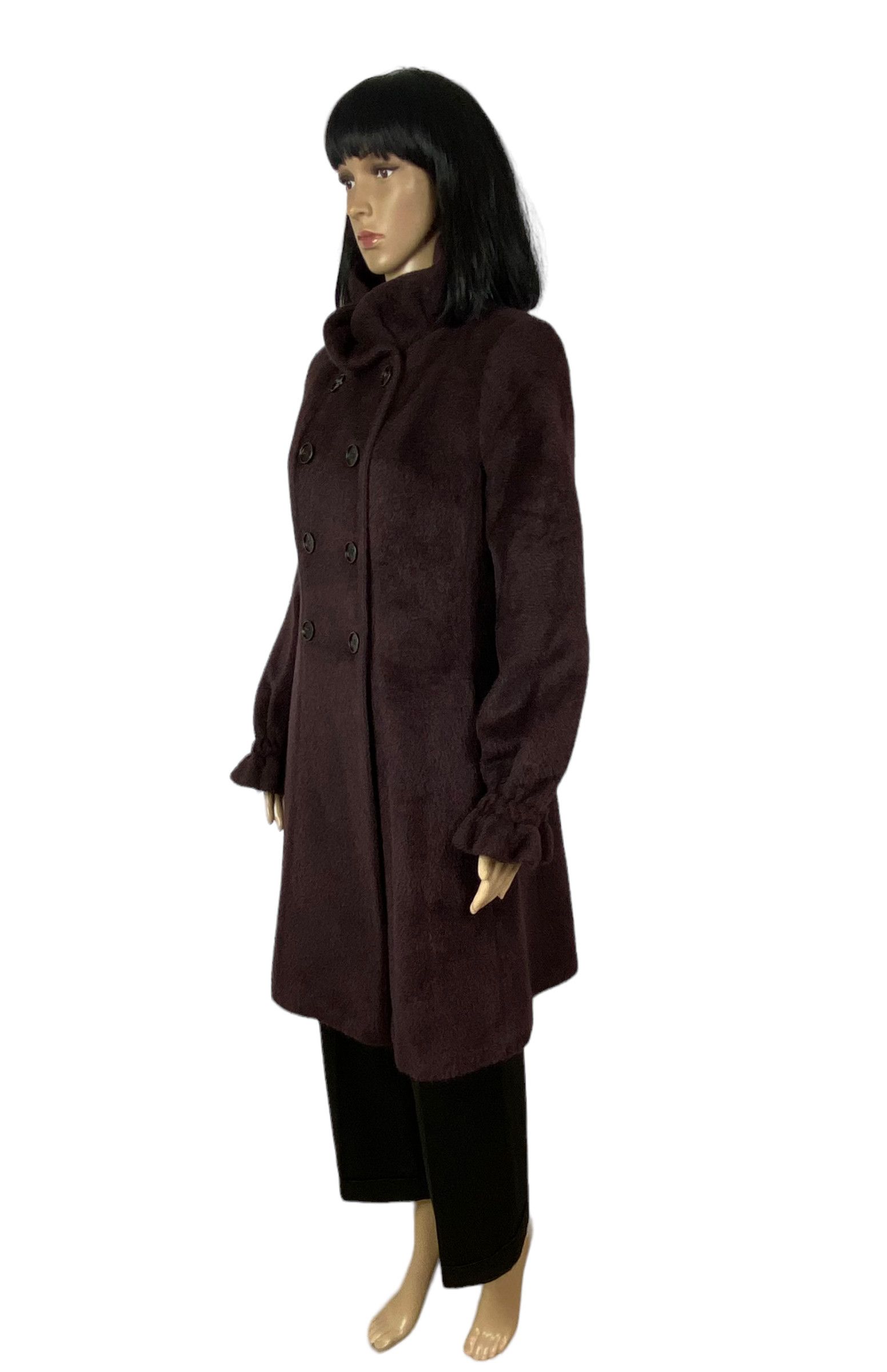 Max Mara max mara double-breasted coat alpaca size 8 Size M / US 6-8 / IT 42-44 - 4 Thumbnail