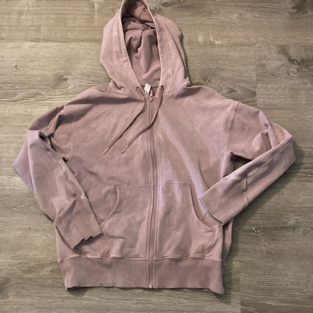 Lululemon washed vintage mauve ready to roll hoodie size 6
