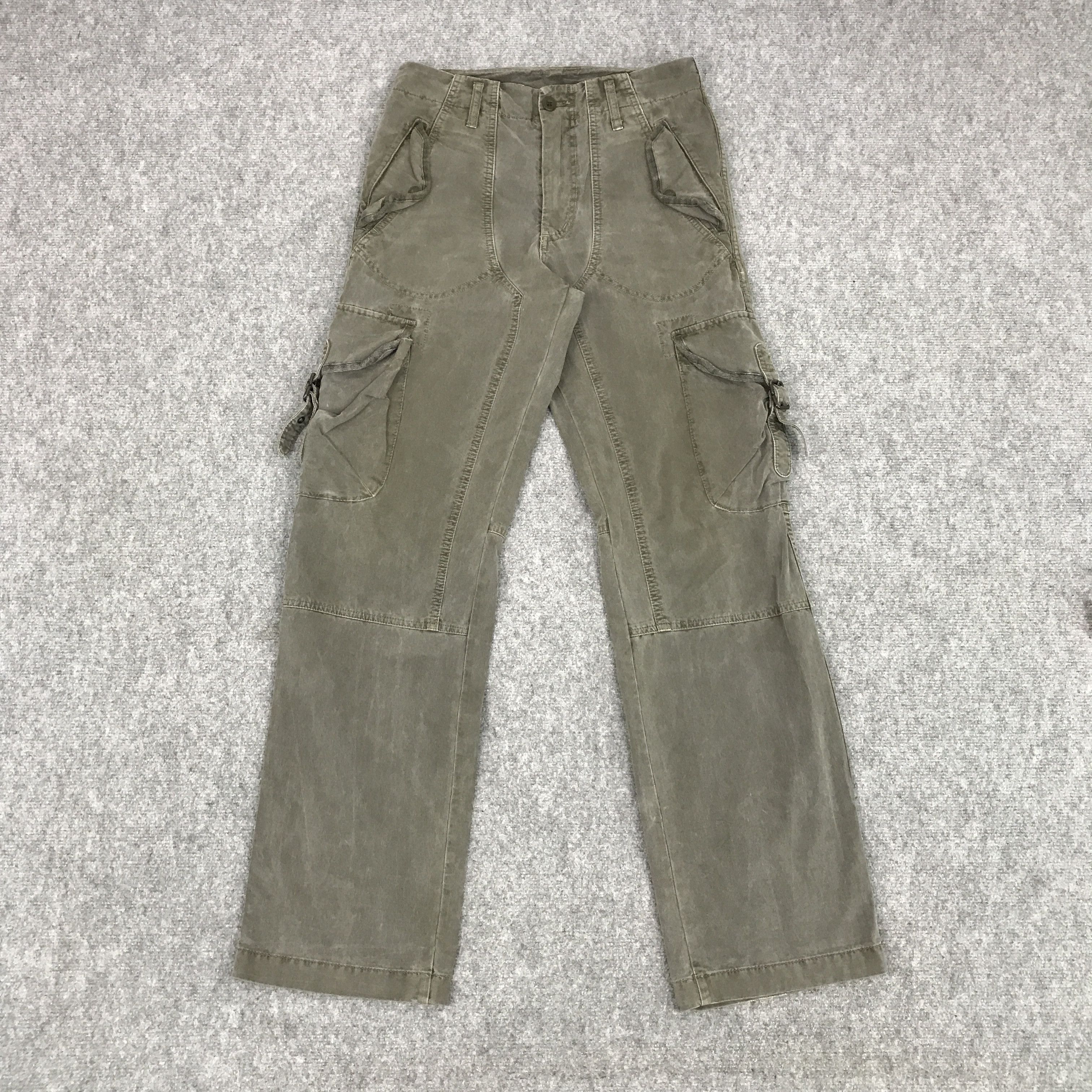Japanese Brand × Uniqlo CARGO BAGGY UNIQLO RARE DESIGN PANTS Size US 29 - 1 Thumbnail