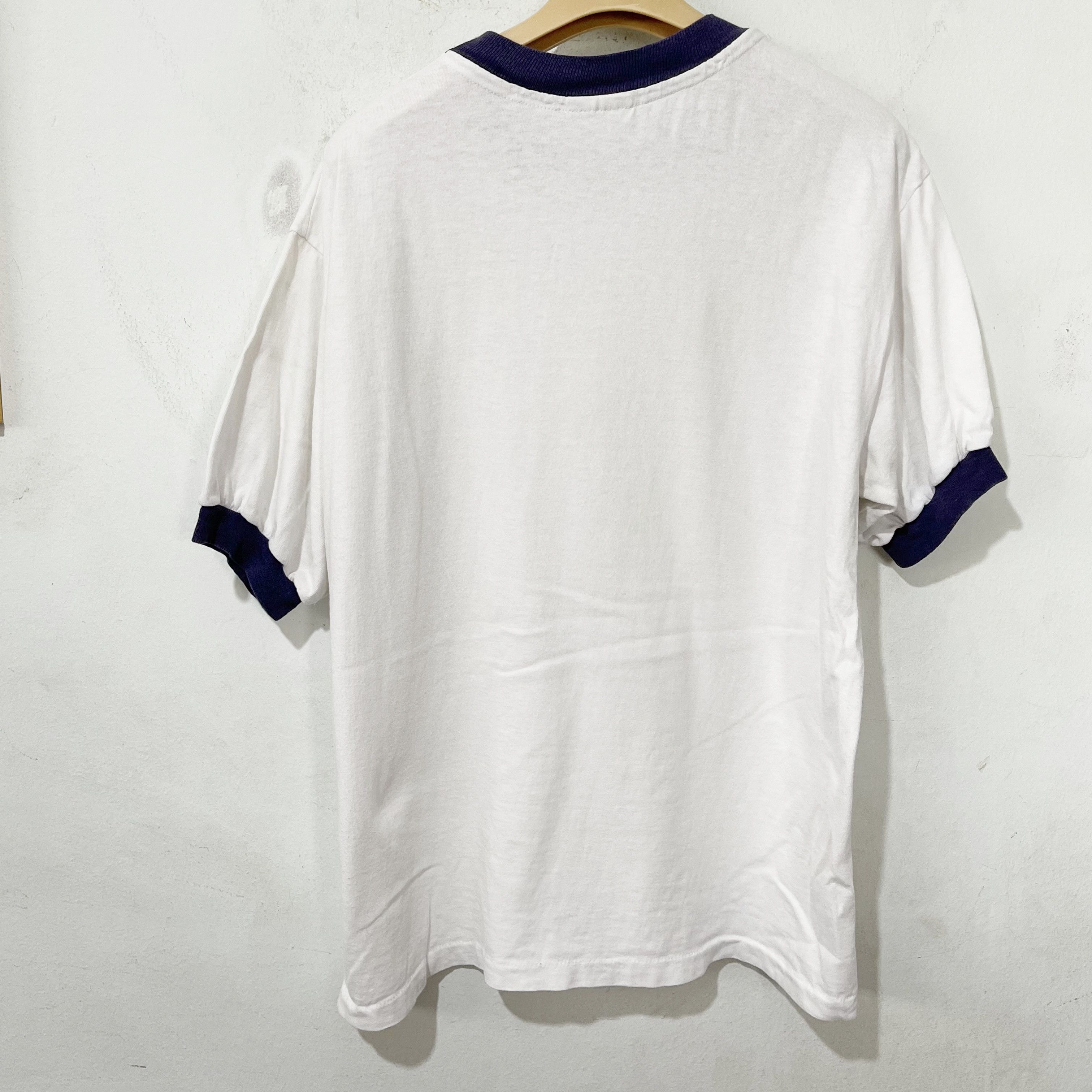 Vintage Vintage 90s Naval Academy Ringer Tee Size US M / EU 48-50 / 2 - 3 Thumbnail