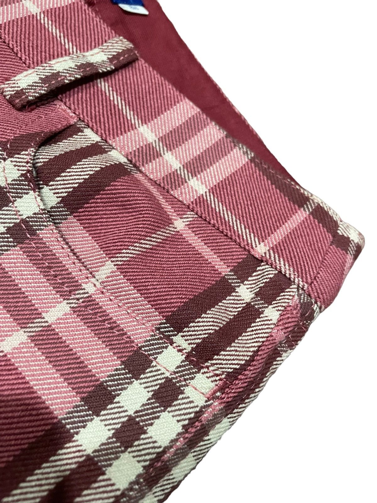 Burberry × Designer Burberry Blue Label Checkered Denim Size 29" - 12 Thumbnail