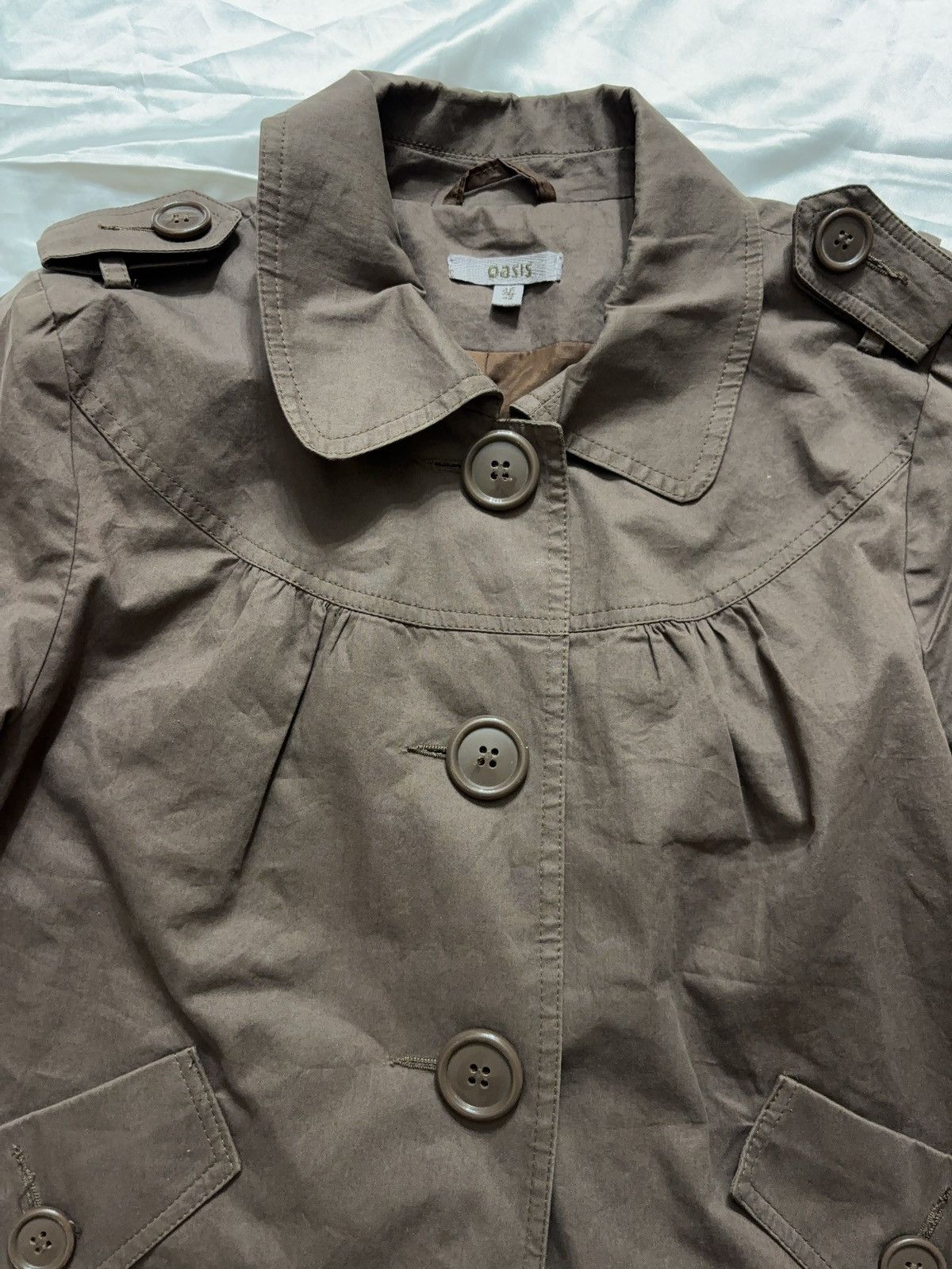 Japanese Brand × Vintage Cropped 3/4 wide sleeves vintage coat Size M / US 6-8 / IT 42-44 - 5 Thumbnail