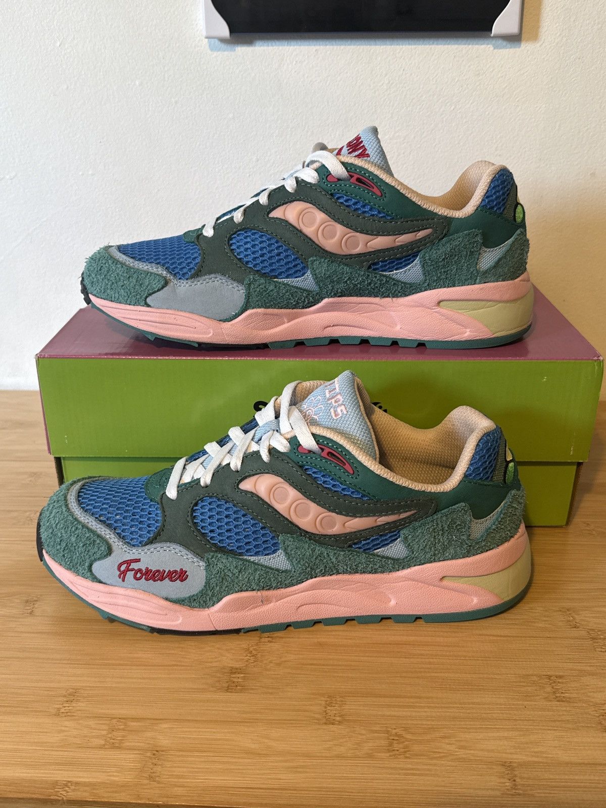 Saucony Jae Tips Saucony Grid Shadow 2 “What’s the Occasion” Sz 11 Size US 11 / EU 44 - 4 Thumbnail