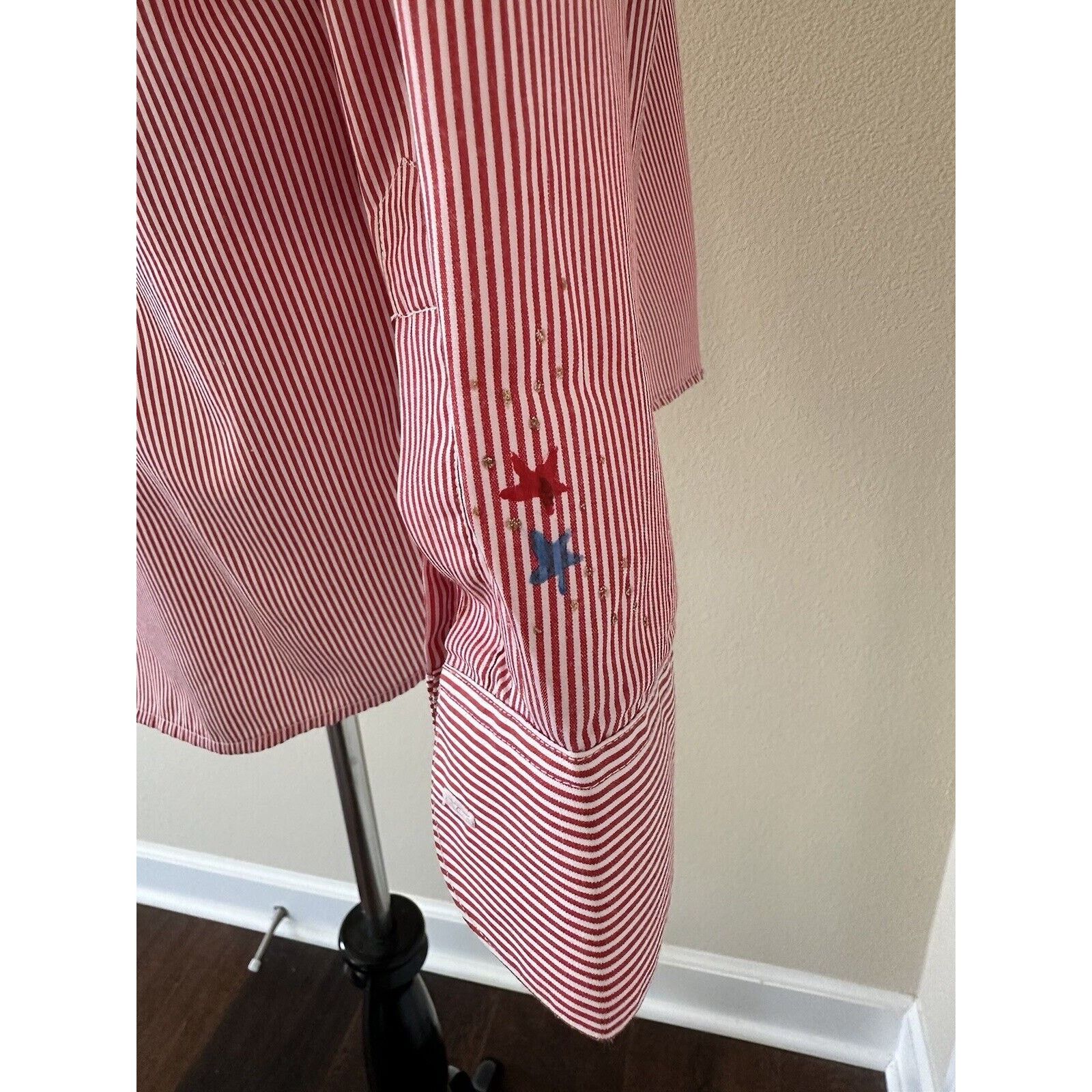 Other Vintage Patriotic USA Flag StarsWomen’s Button Down Sz M Size M / US 6-8 / IT 42-44 - 8 Thumbnail