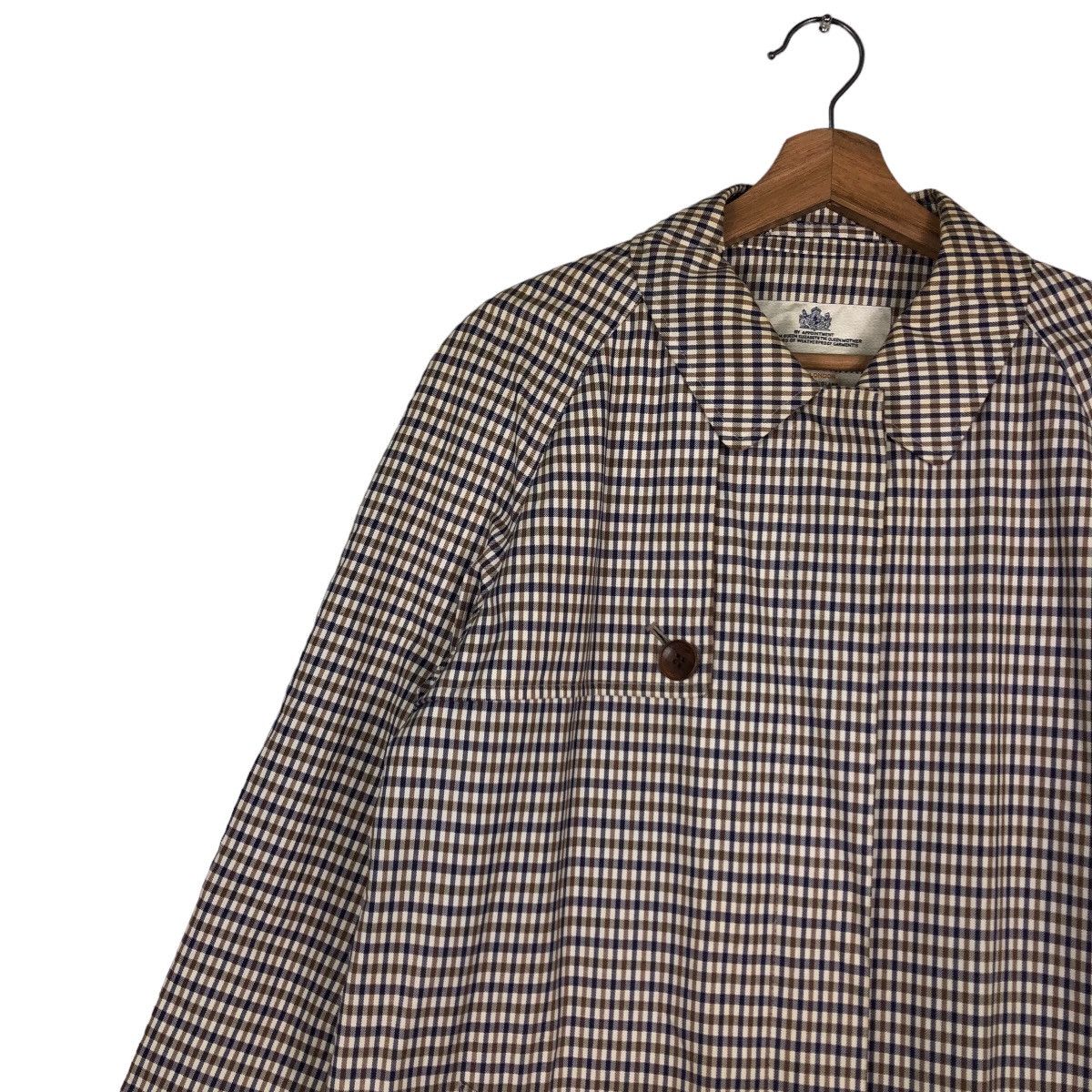Aquascutum 🔥Long Jacket Aquascutum Made in England Nova Check Design Size US M / EU 48-50 / 2 - 8 Thumbnail