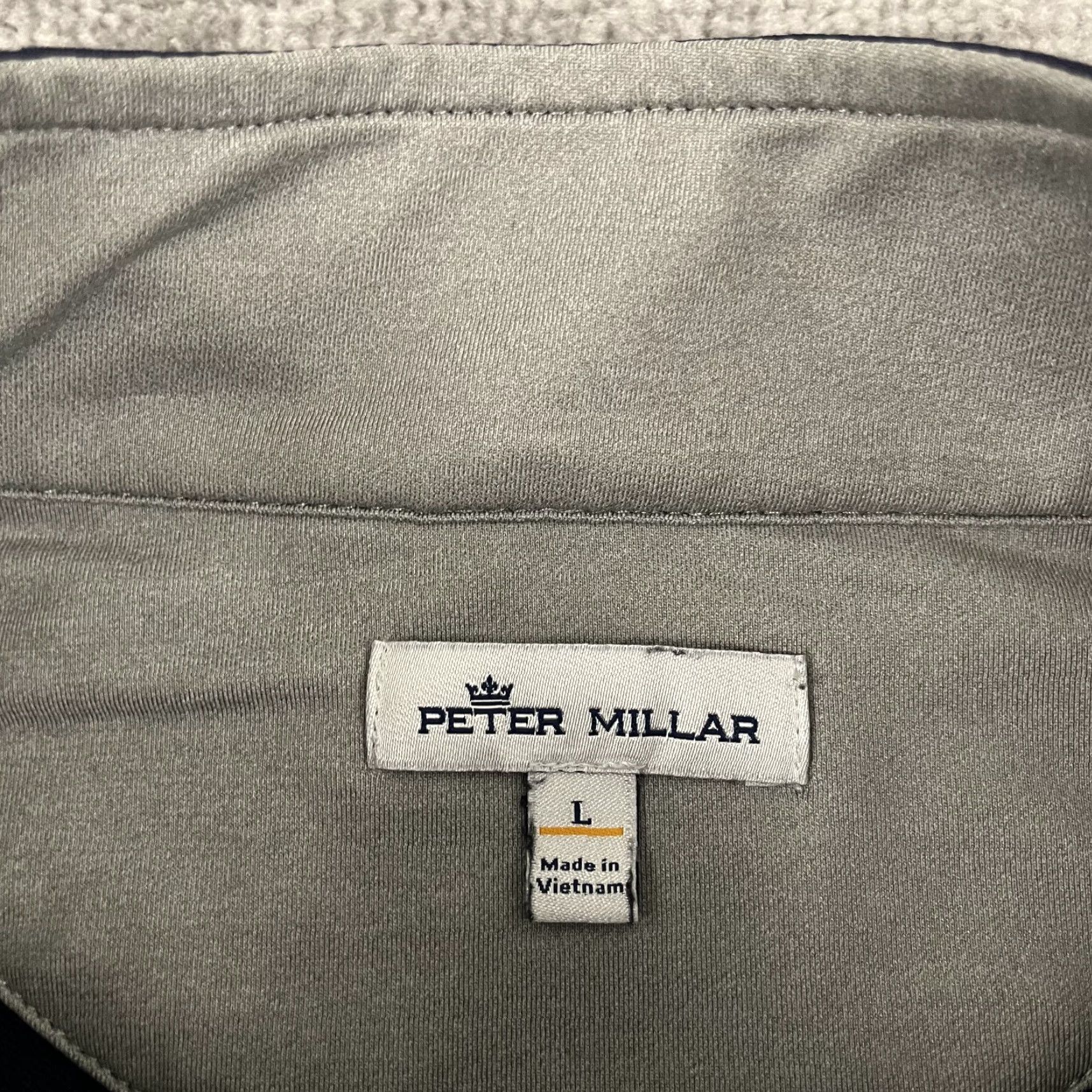 Peter Millar PETER MILLAR Pullover Mens Large Navy Blue 1/4 Zip Golf Preppy Size US L / EU 52-54 / 3 - 2 Thumbnail