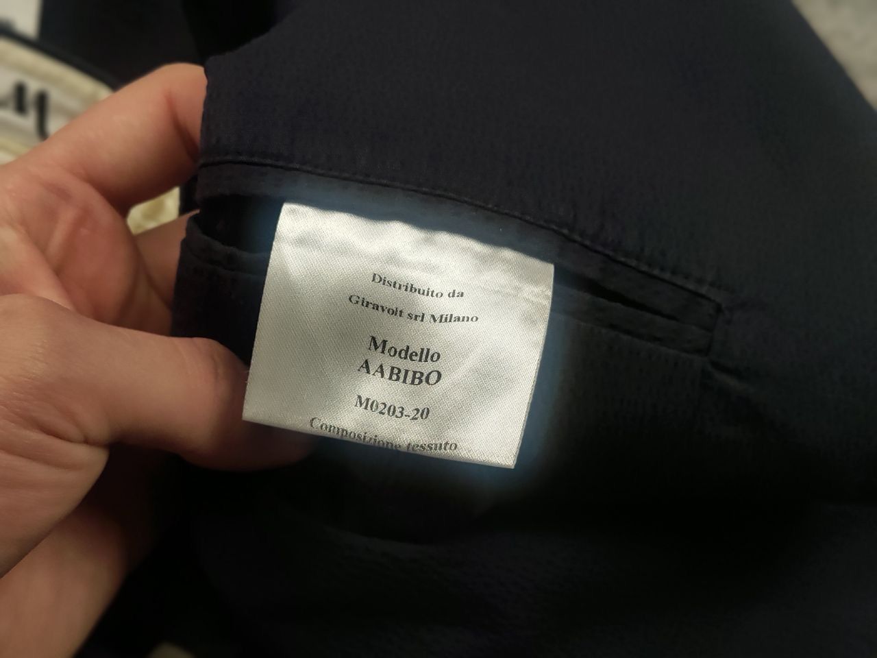 Doppiaa Doppiaa Italy Design navy color AAbibo Suit Blazer Pants Size 50R - 19 Thumbnail