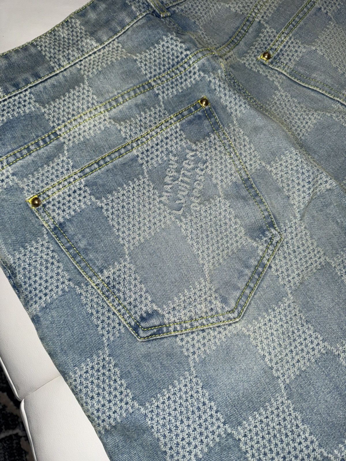 Louis Vuitton Damier skate denim jeans 34 Size US 34 / EU 50 - 5 Thumbnail